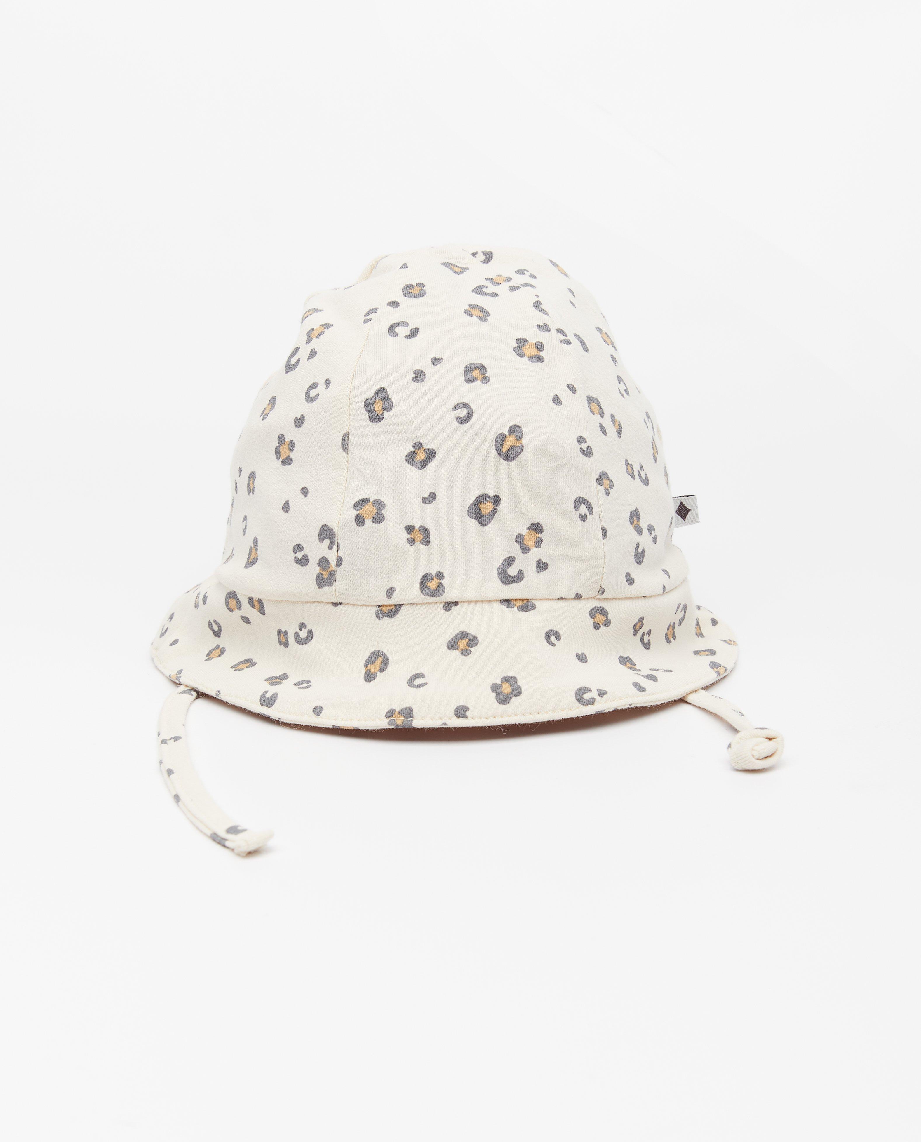 Chapeau écru à imprimé - null - Feetje