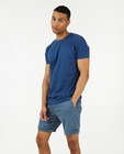 T-shirts - T-shirt bleu à manches courtes