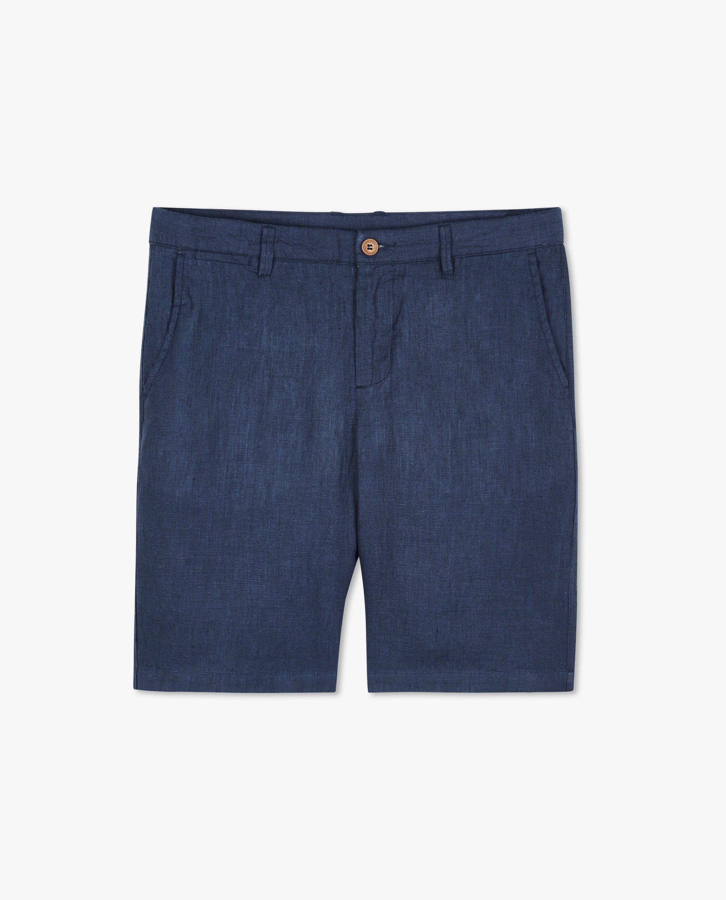 Shorten - Donkerblauwe short met chino fit