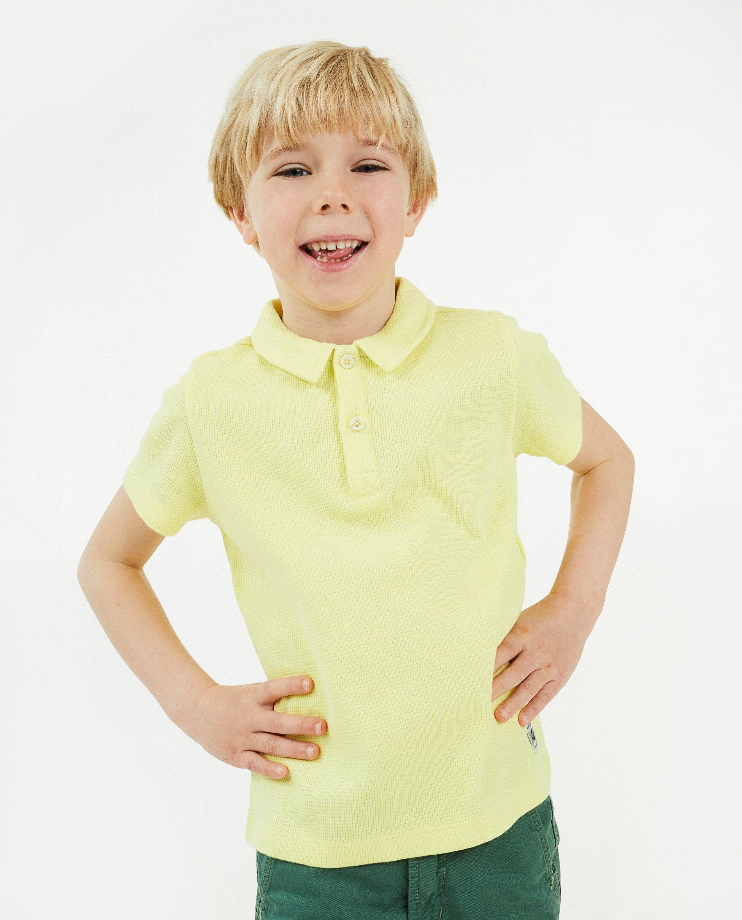 Polo's - Fluogele polo met wafelstructuur