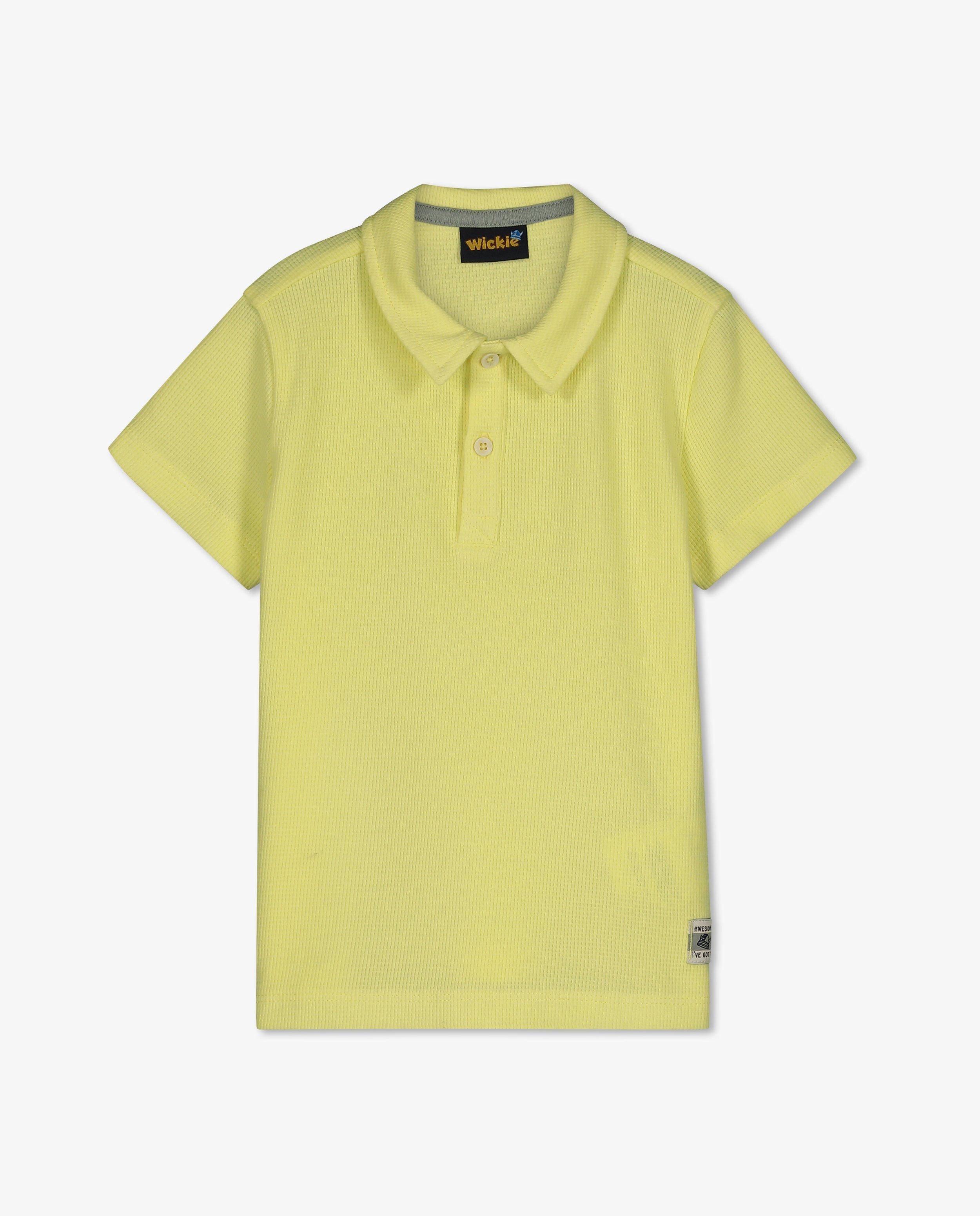 Polo's - Fluogele polo met wafelstructuur