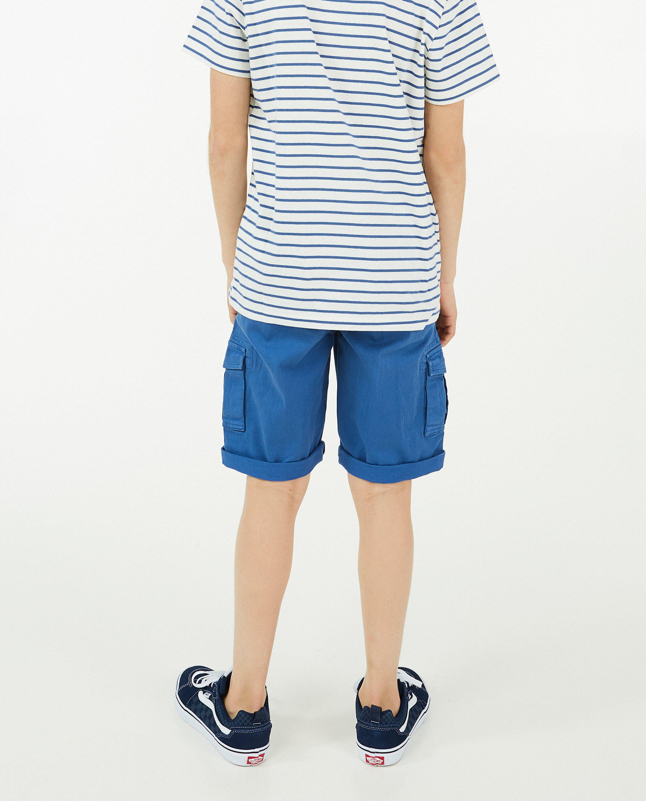 Shorts - Short bleu à straight fit