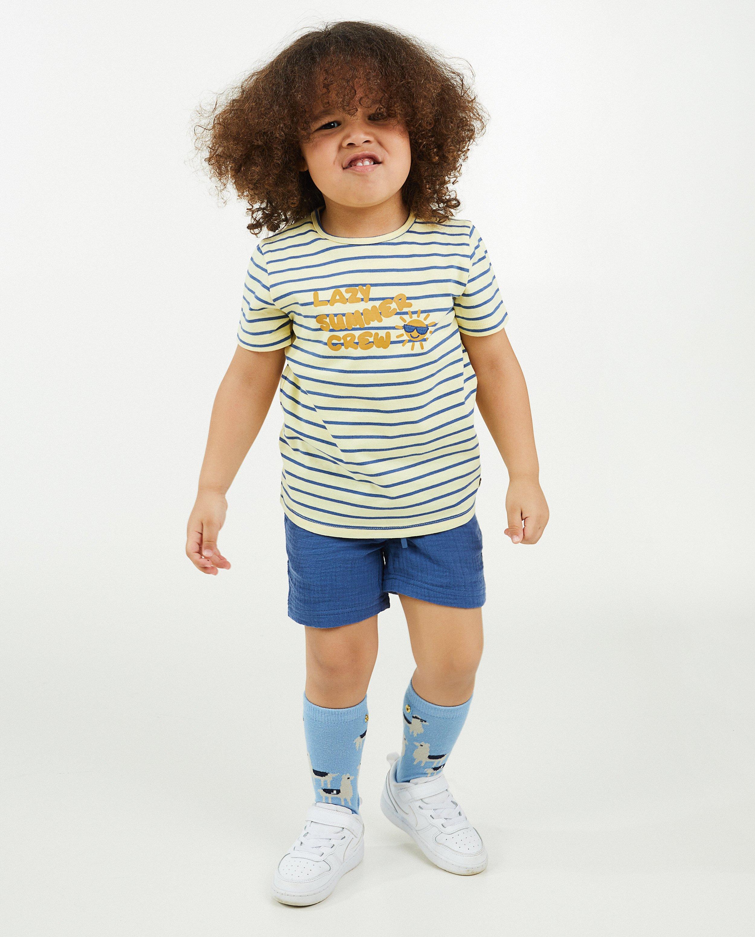 Blauw shortje van tetra - null - Kidz Nation