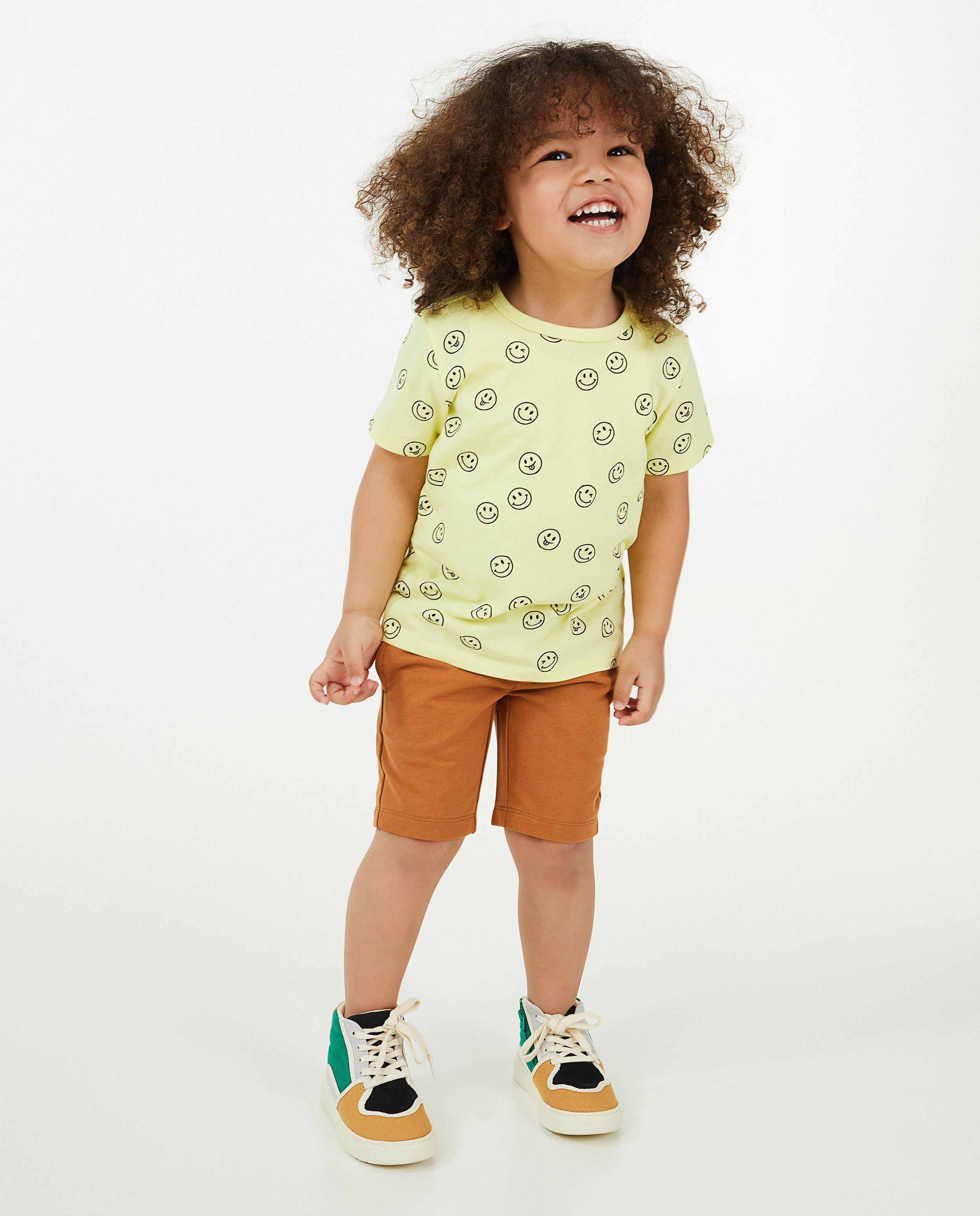 Oranje T-shirt met opschrift - null - Besties