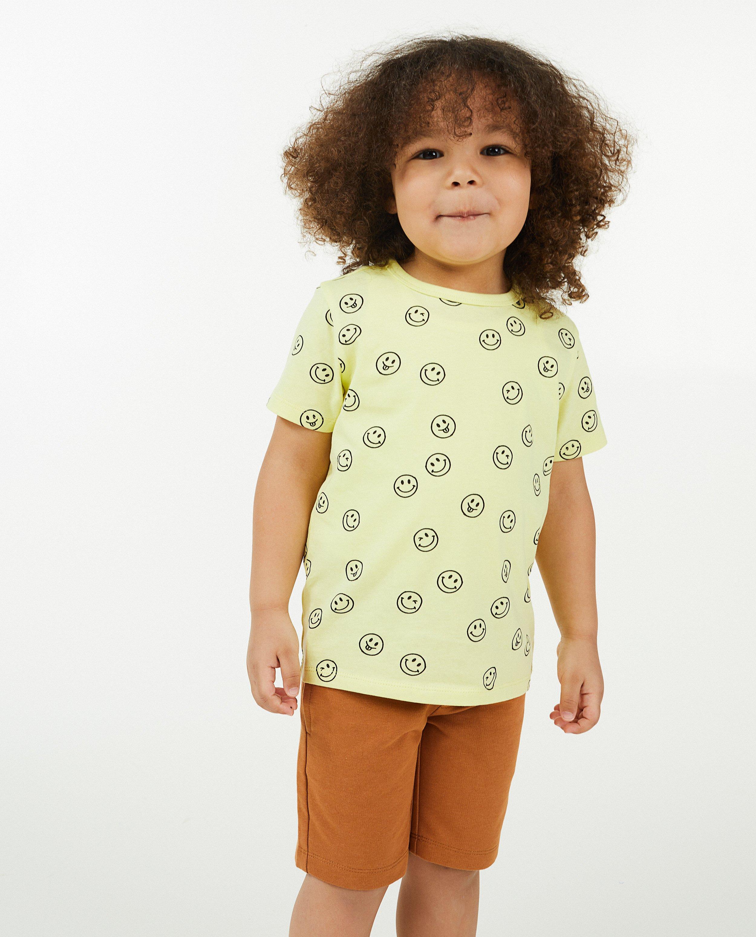 T-shirts - Geel T-shirt met print