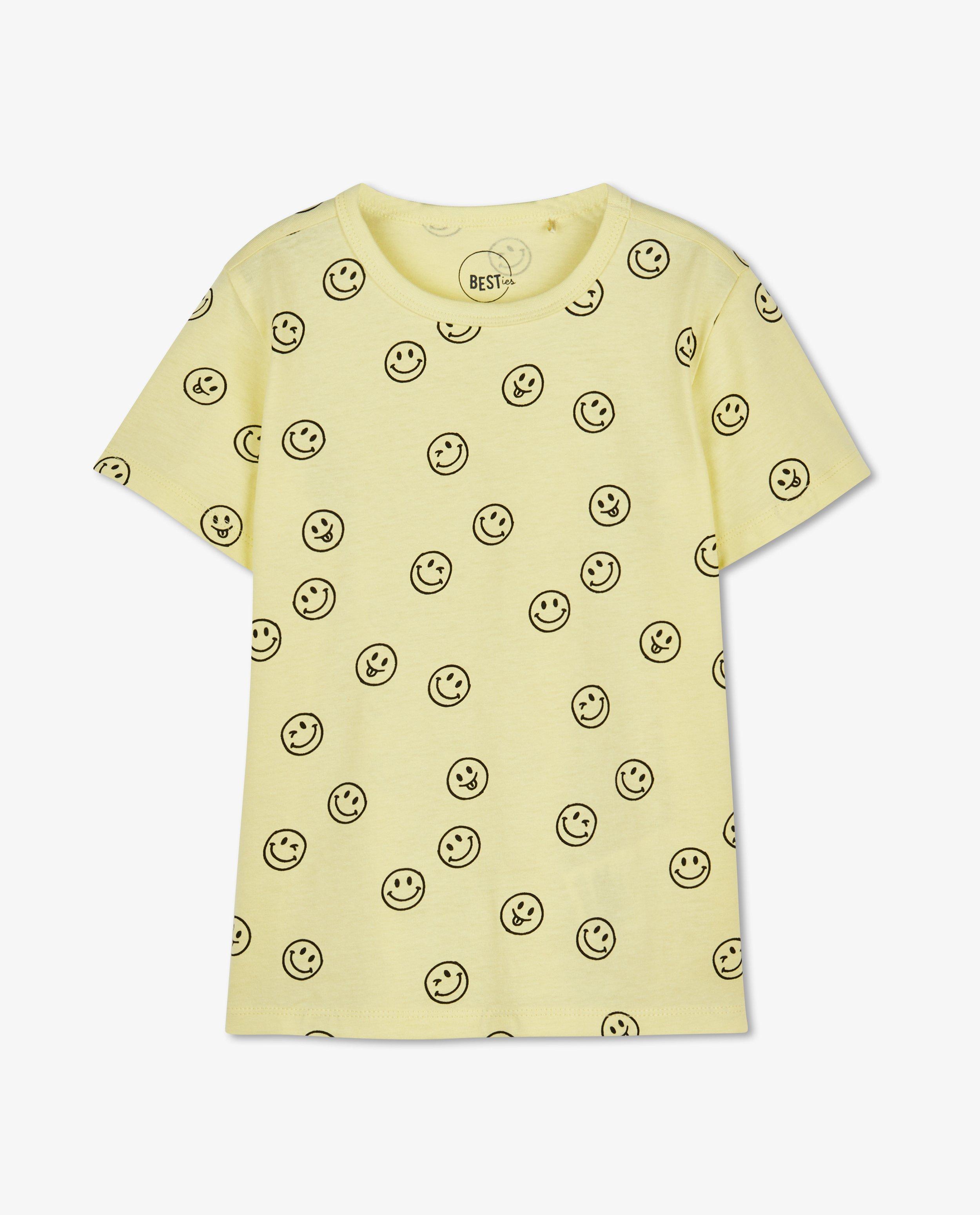 T-shirts - Geel T-shirt met print