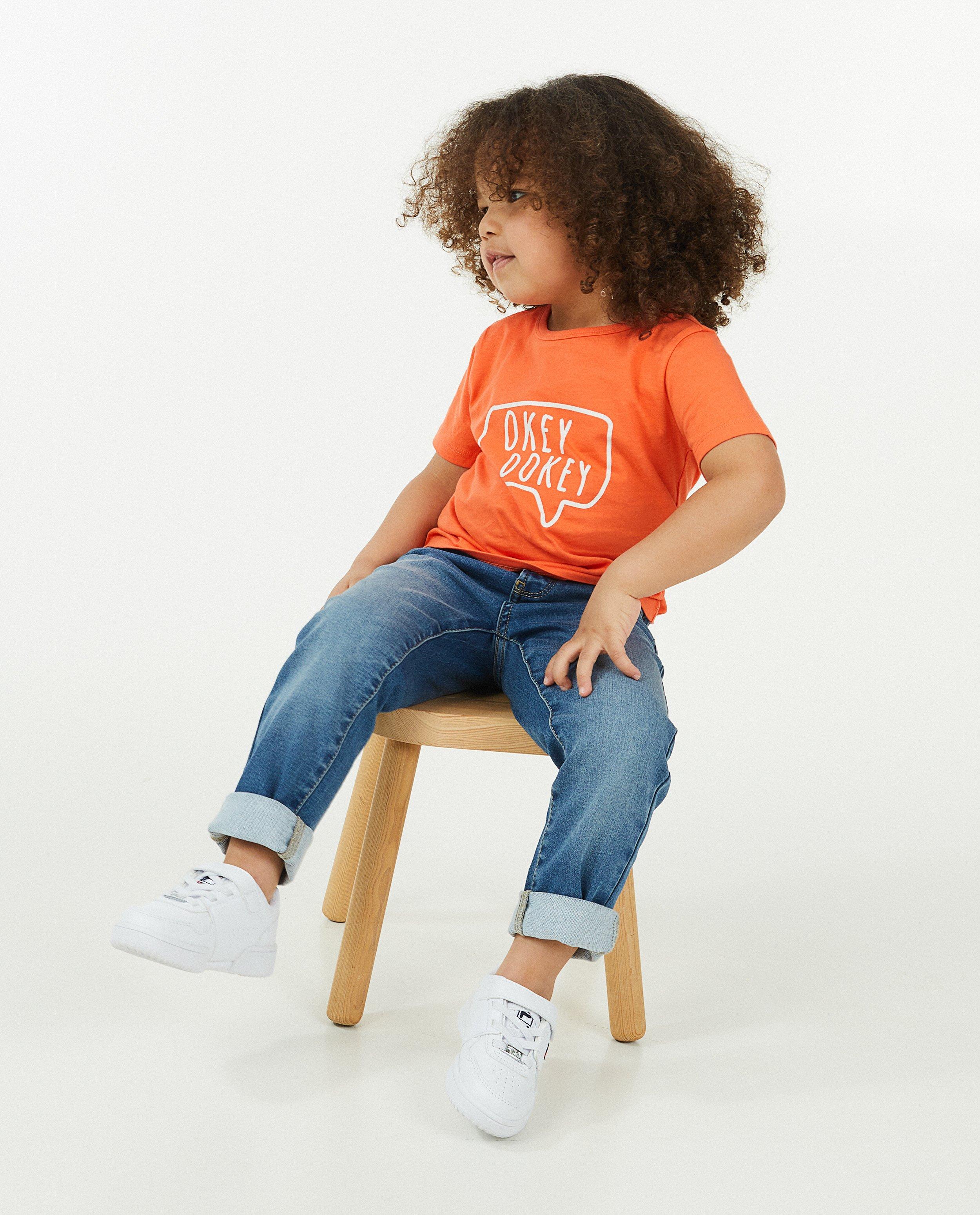 T-shirts - Geel T-shirt met print