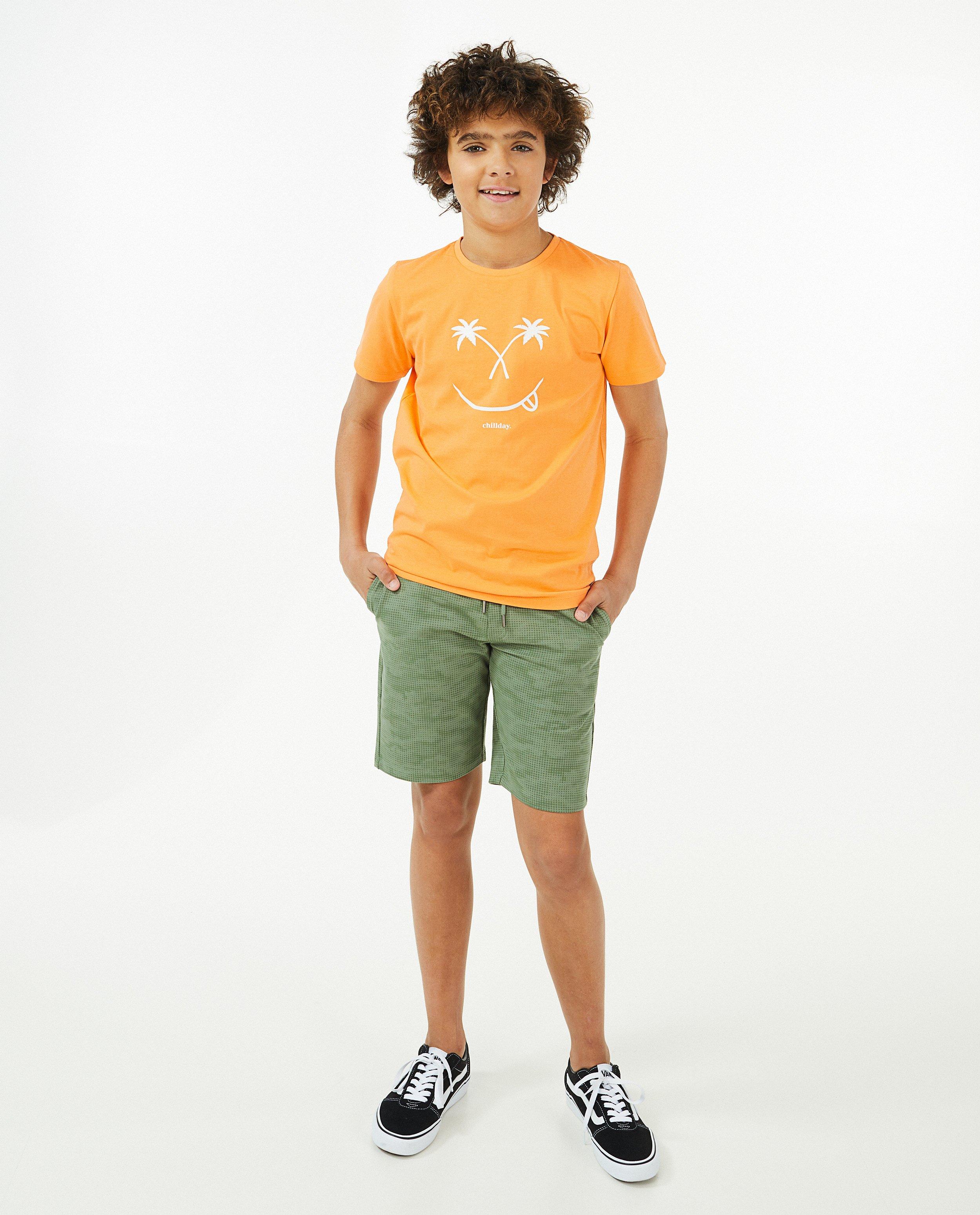 Groene short met print - Product Detail - khaki - afbeelding nummer 1