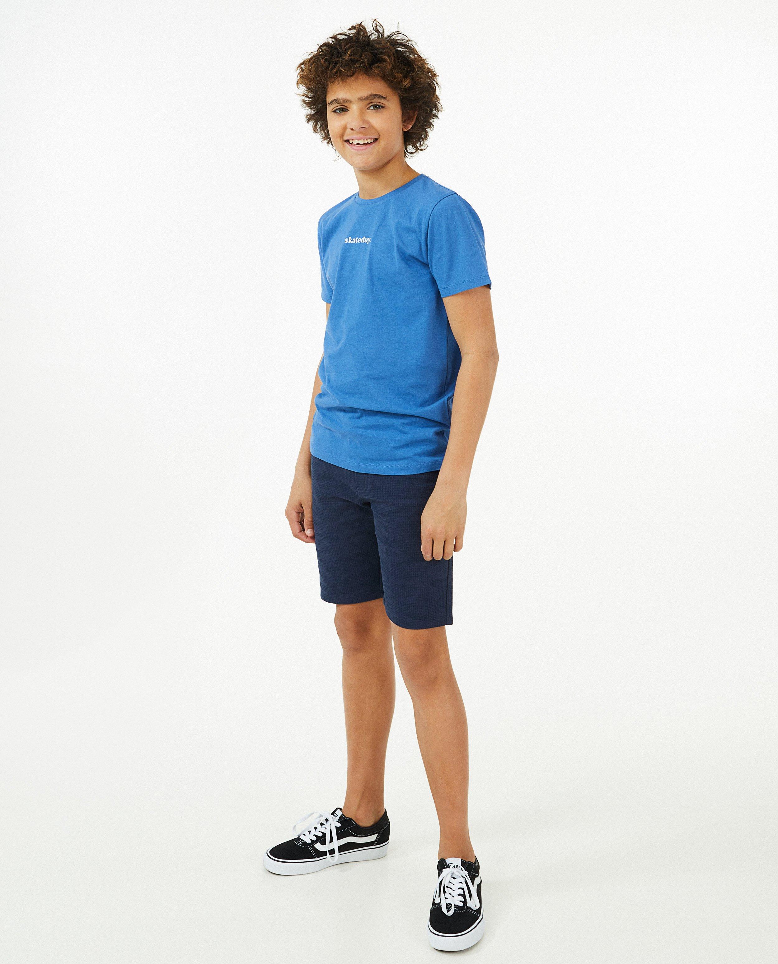 Blauw T-shirt met opschrift - null - Besties