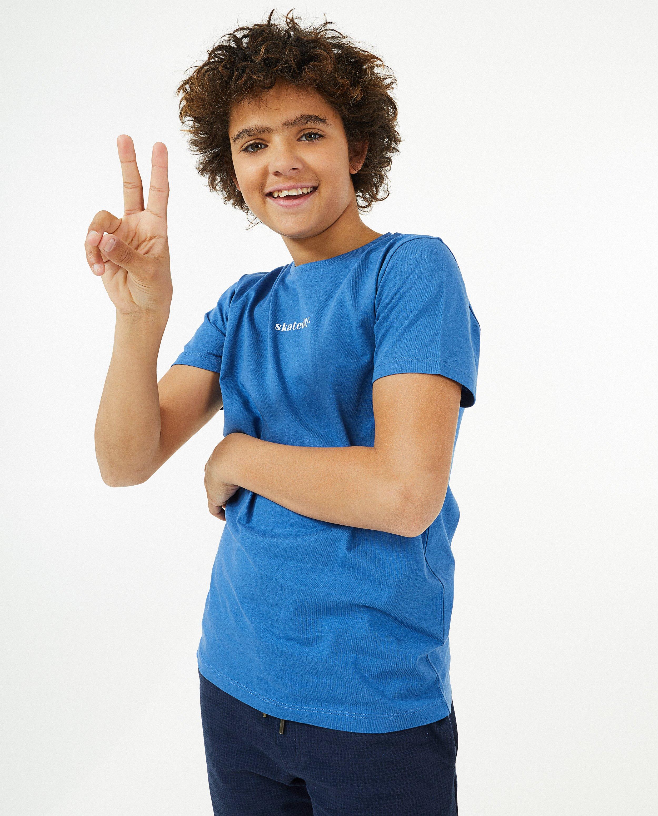 T-shirts - Geel T-shirt met opschrift