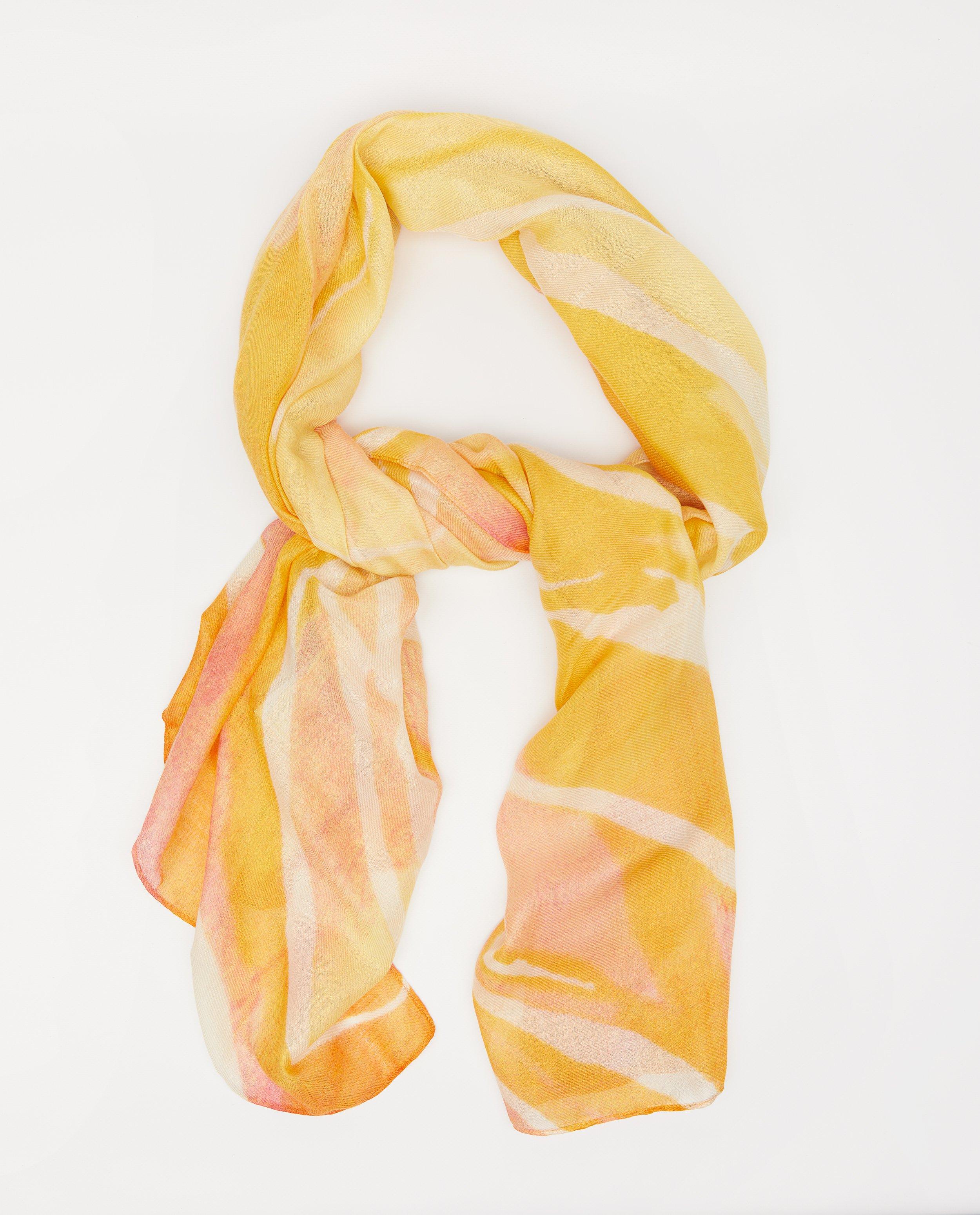 Dunne oranje sjaal - Product Detail - feloranje - afbeelding nummer 1