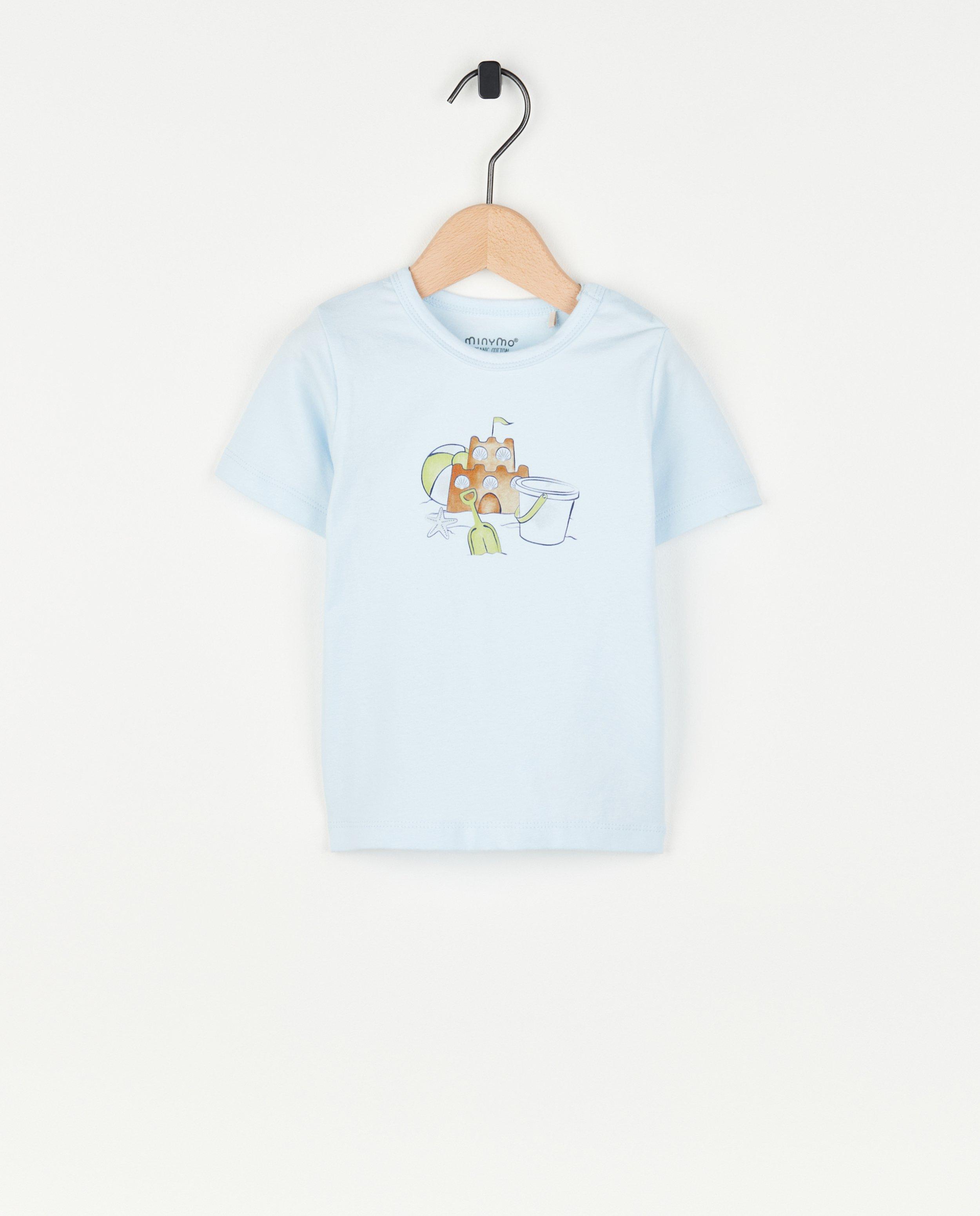 Lichtblauw T-shirtje Minymo - null - Minymo