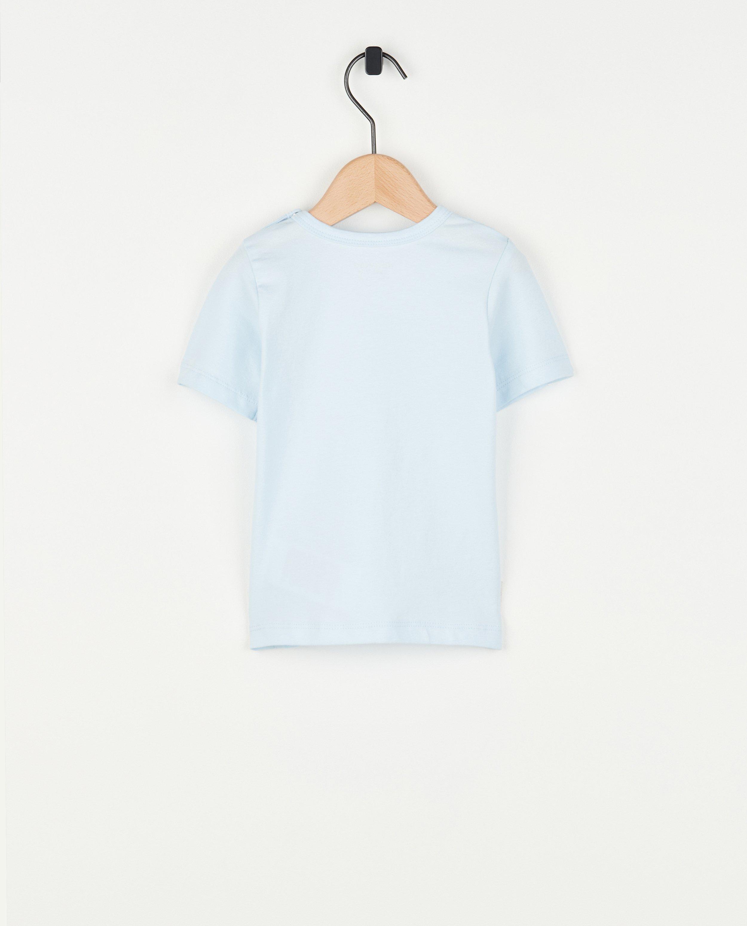T-shirts - Lichtblauw T-shirtje Minymo