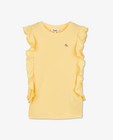 T-shirts - Geel T-shirtje zonder mouwen