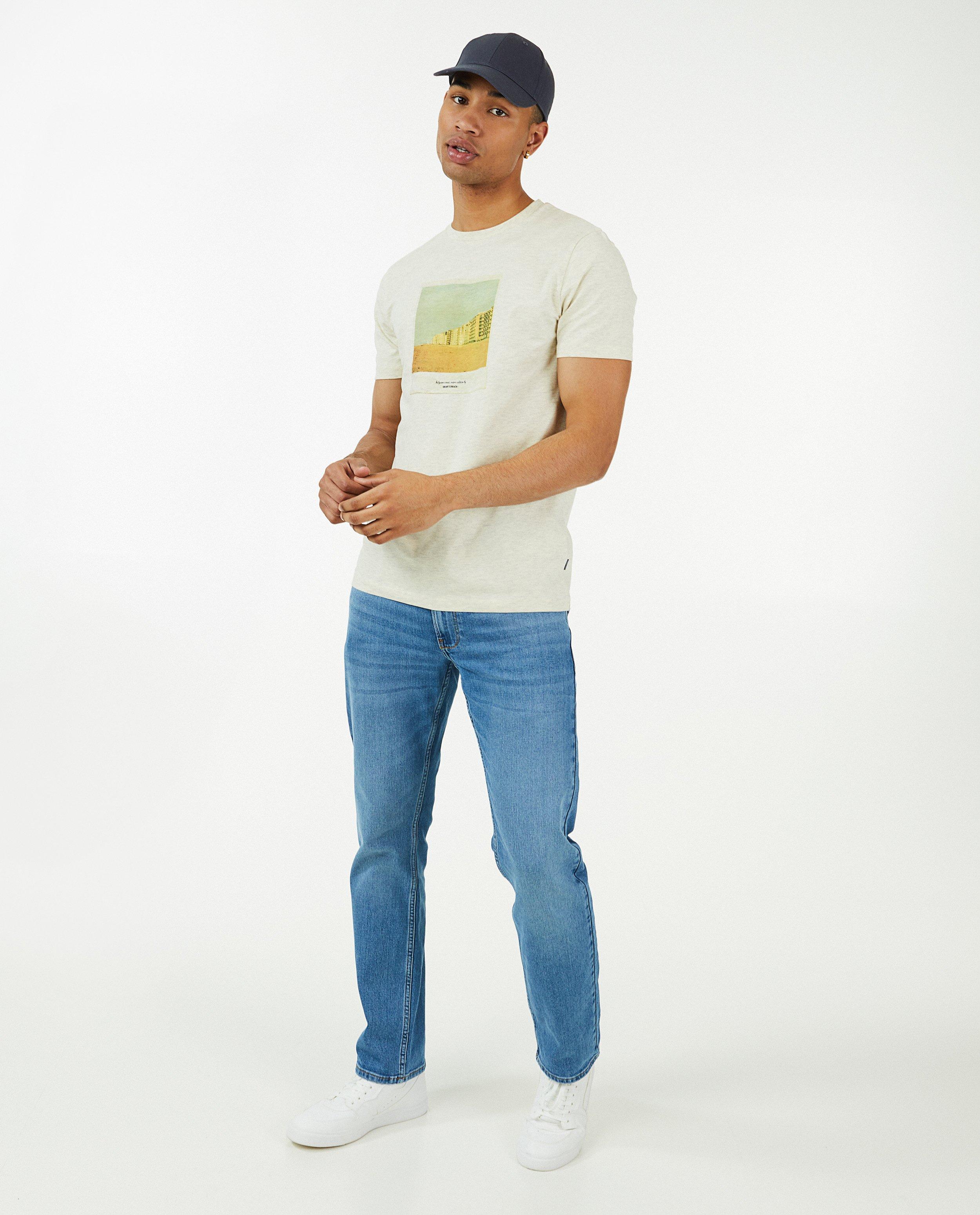 T-shirts - T-shirt blanc à imprimé photo