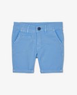 Shorts - Short bleu avec des poches sans rabat