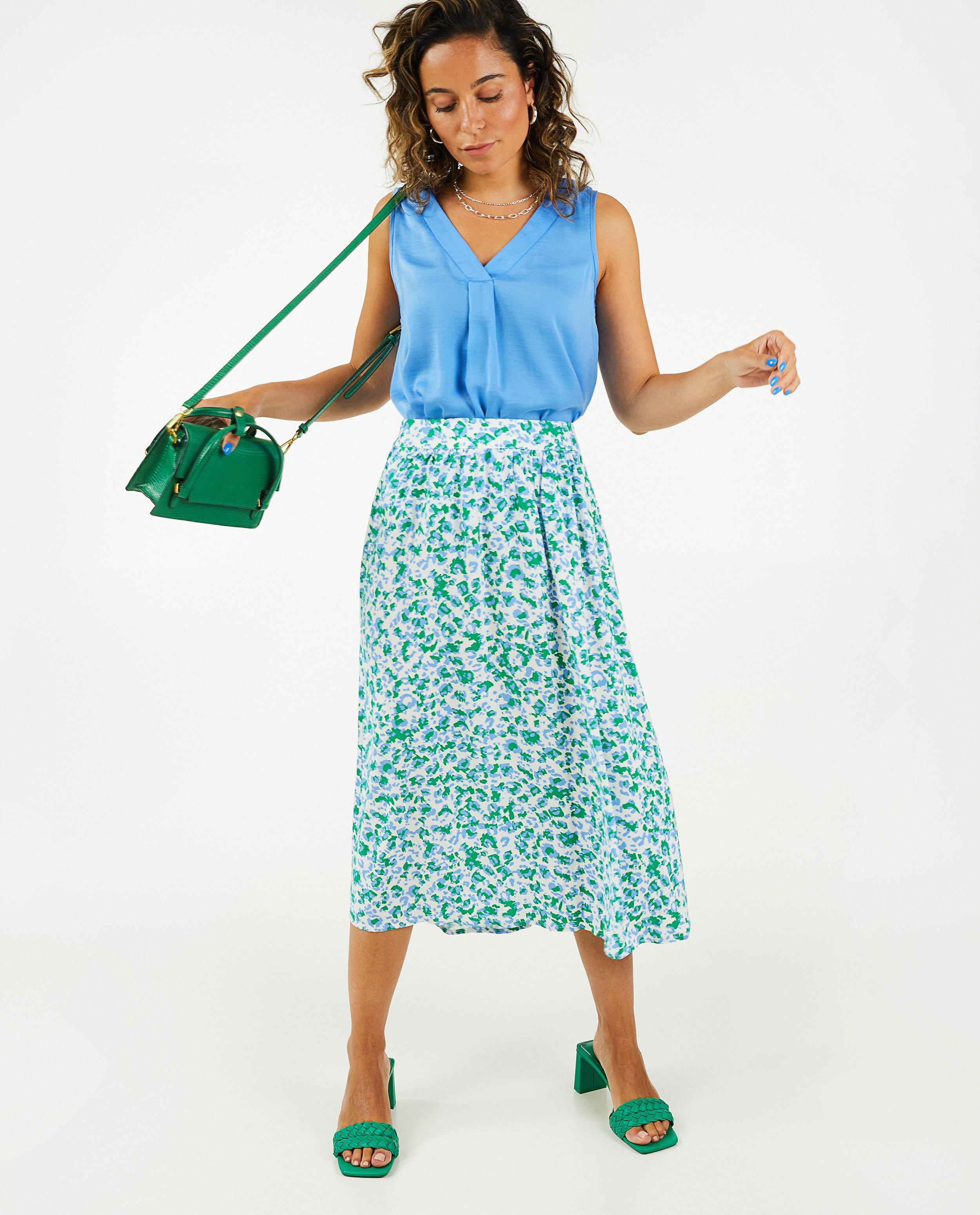 Witte rok met print - null - Sora