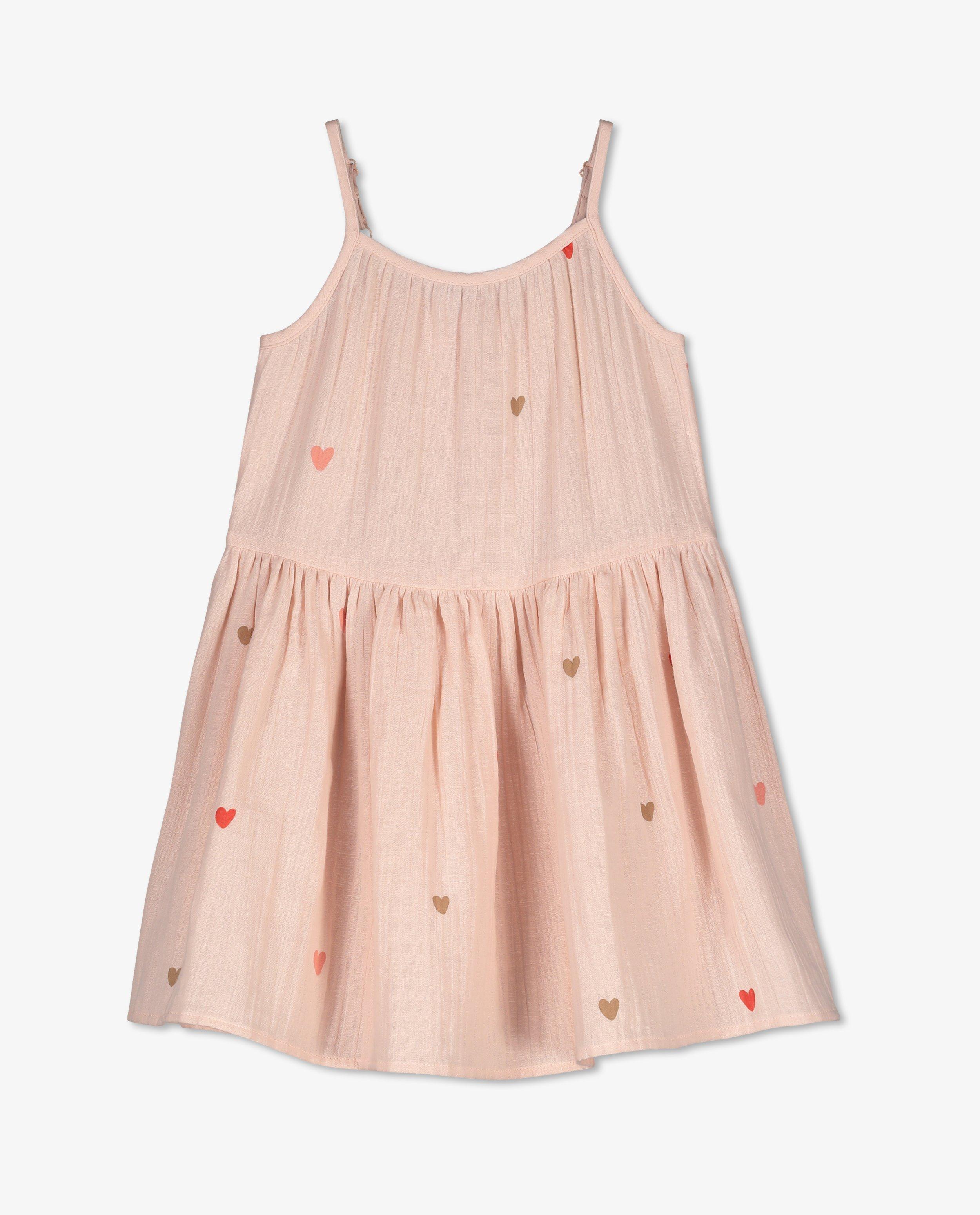 Roze jurk met hartjesprint, 2-7 jaar - Product Detail - lichtroze - afbeelding nummer 3