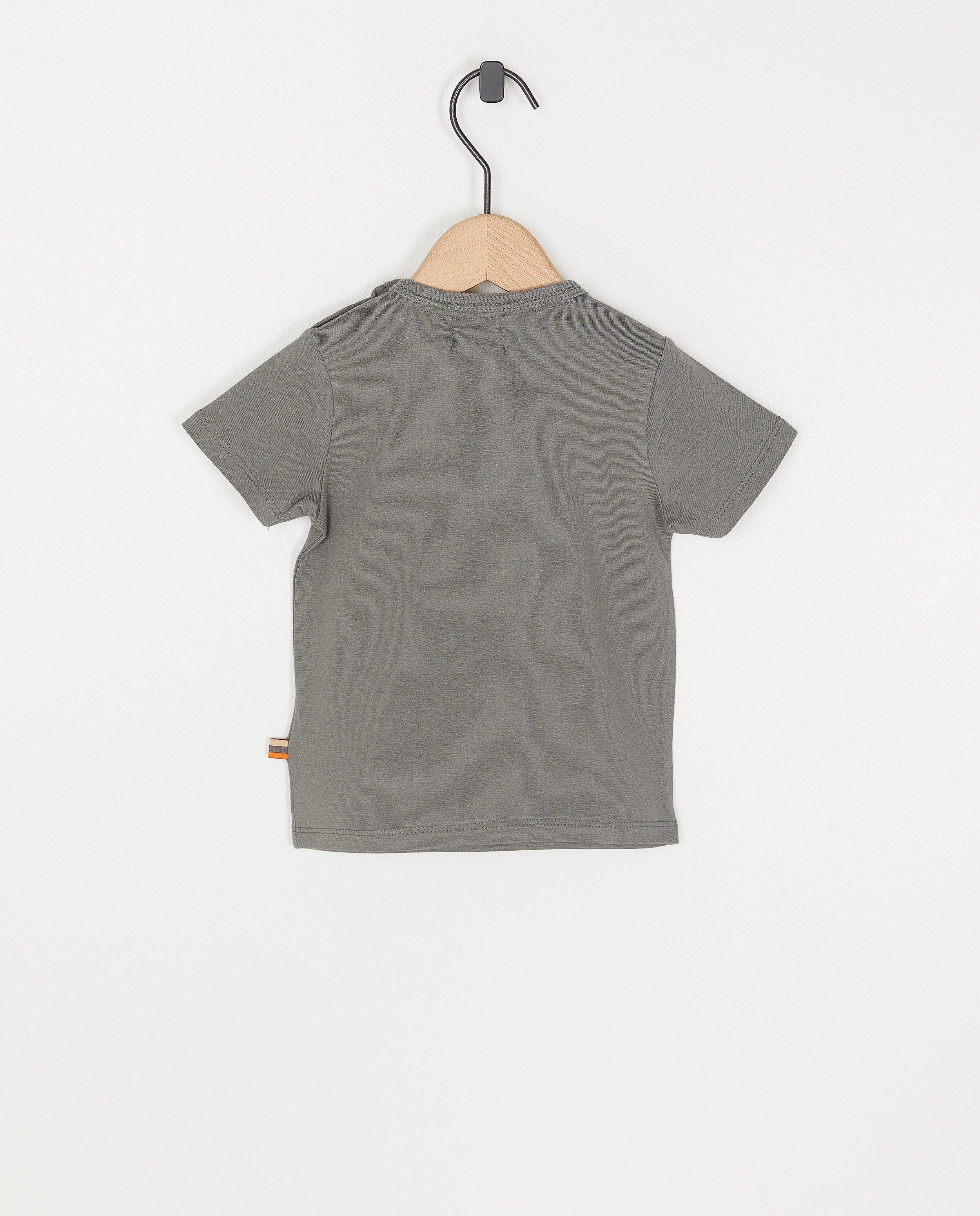Grijsgroen T-shirt Dirkje - Product Detail - khaki - afbeelding nummer 2