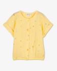 Chemises - Chemise jaune à imprimé