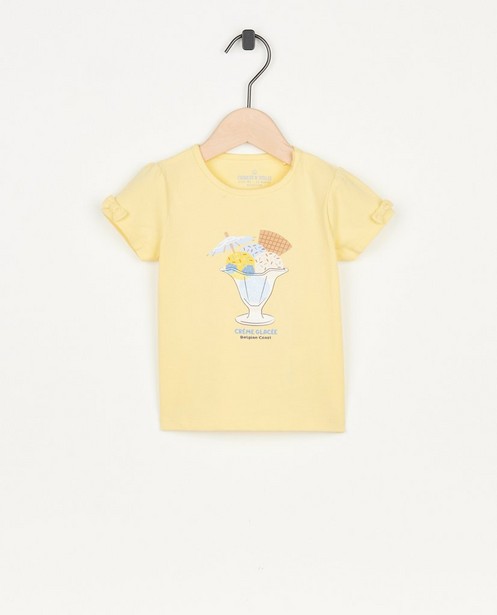 T-shirt jaune à imprimé - null - Cuddles and Smiles