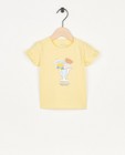 T-shirt jaune à imprimé - null - Cuddles and Smiles