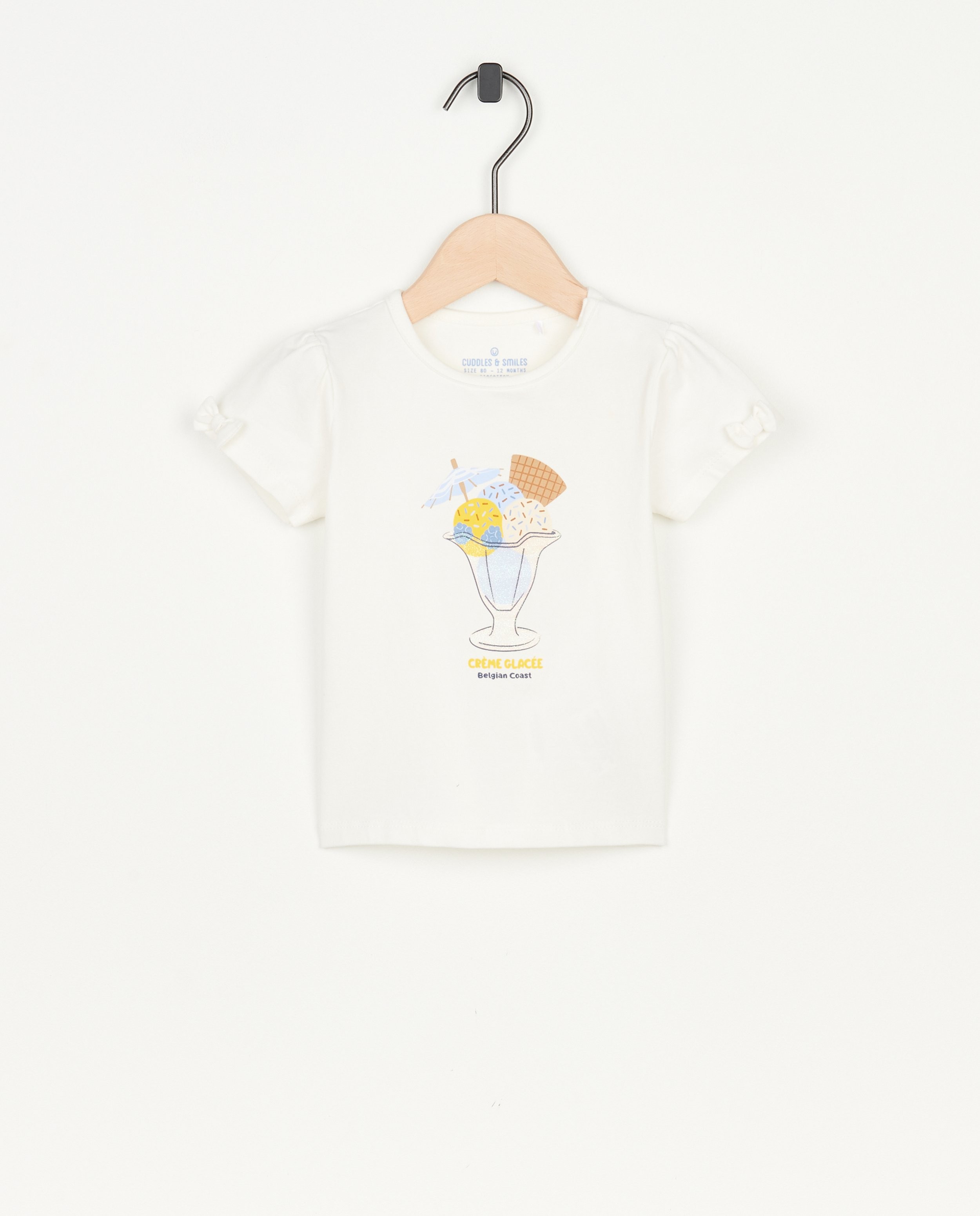 T-shirt blanc à imprimé - null - Cuddles and Smiles