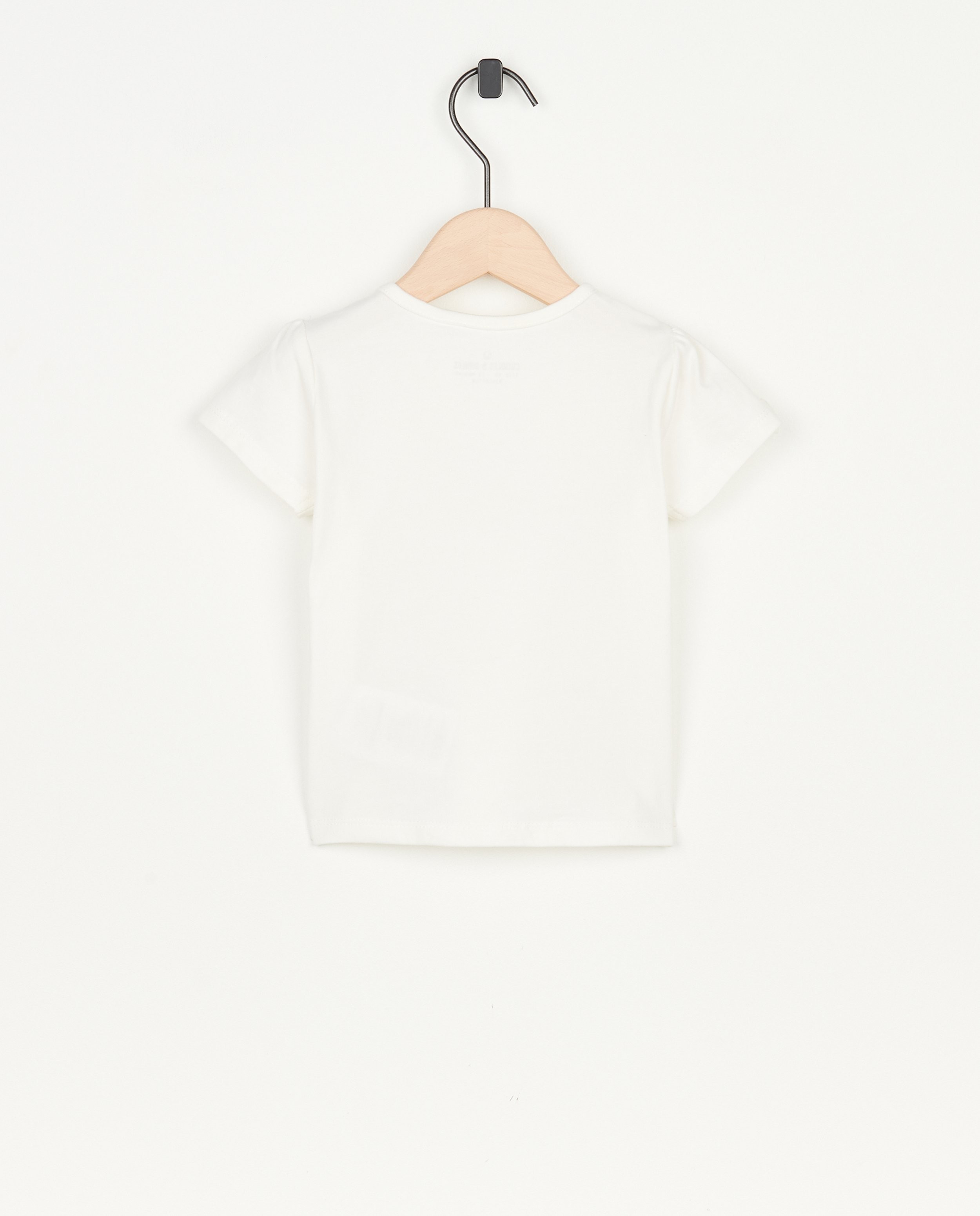 T-shirts - T-shirt blanc à imprimé