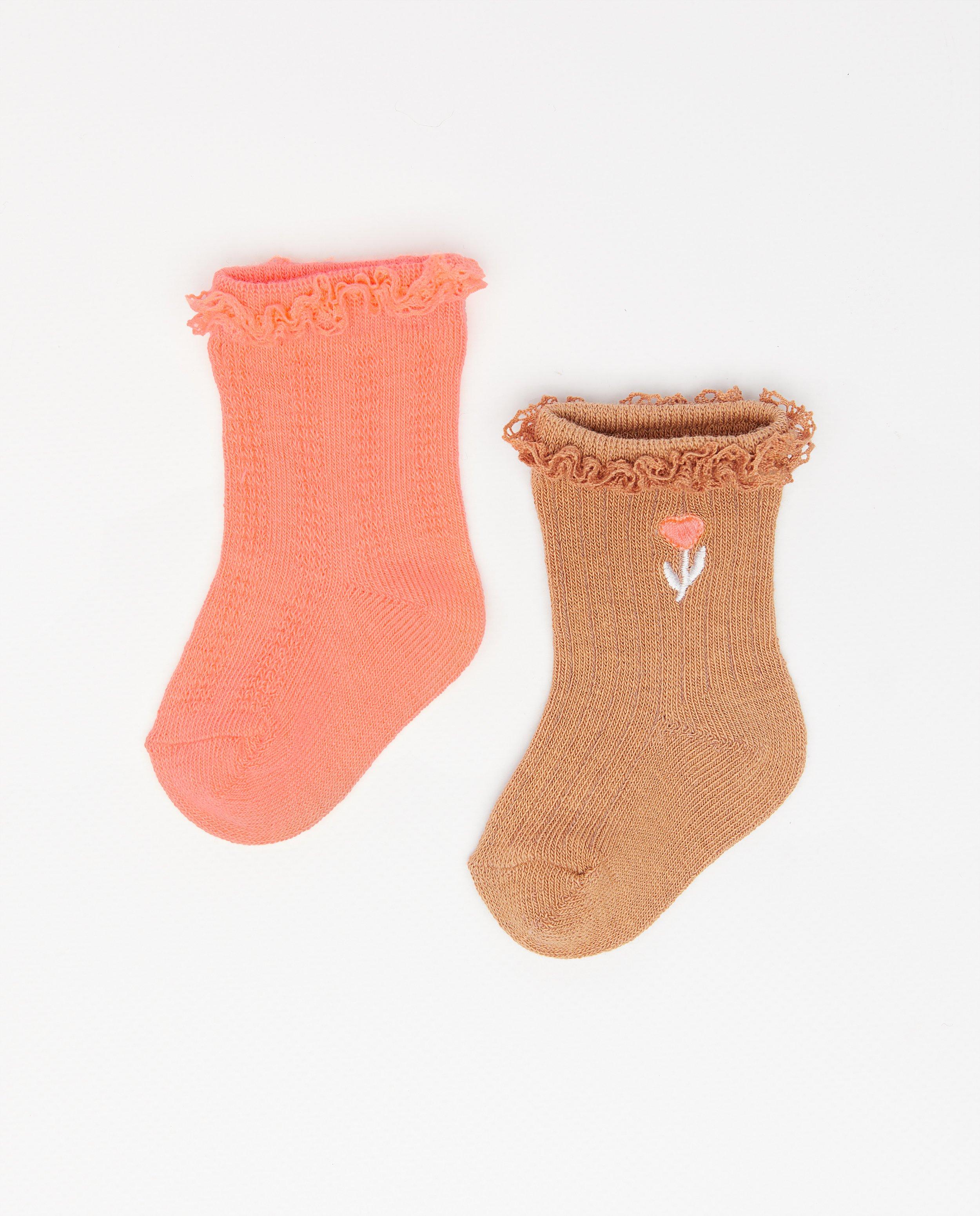 Set van 2 paar babykousen - null - Newborn 50-68