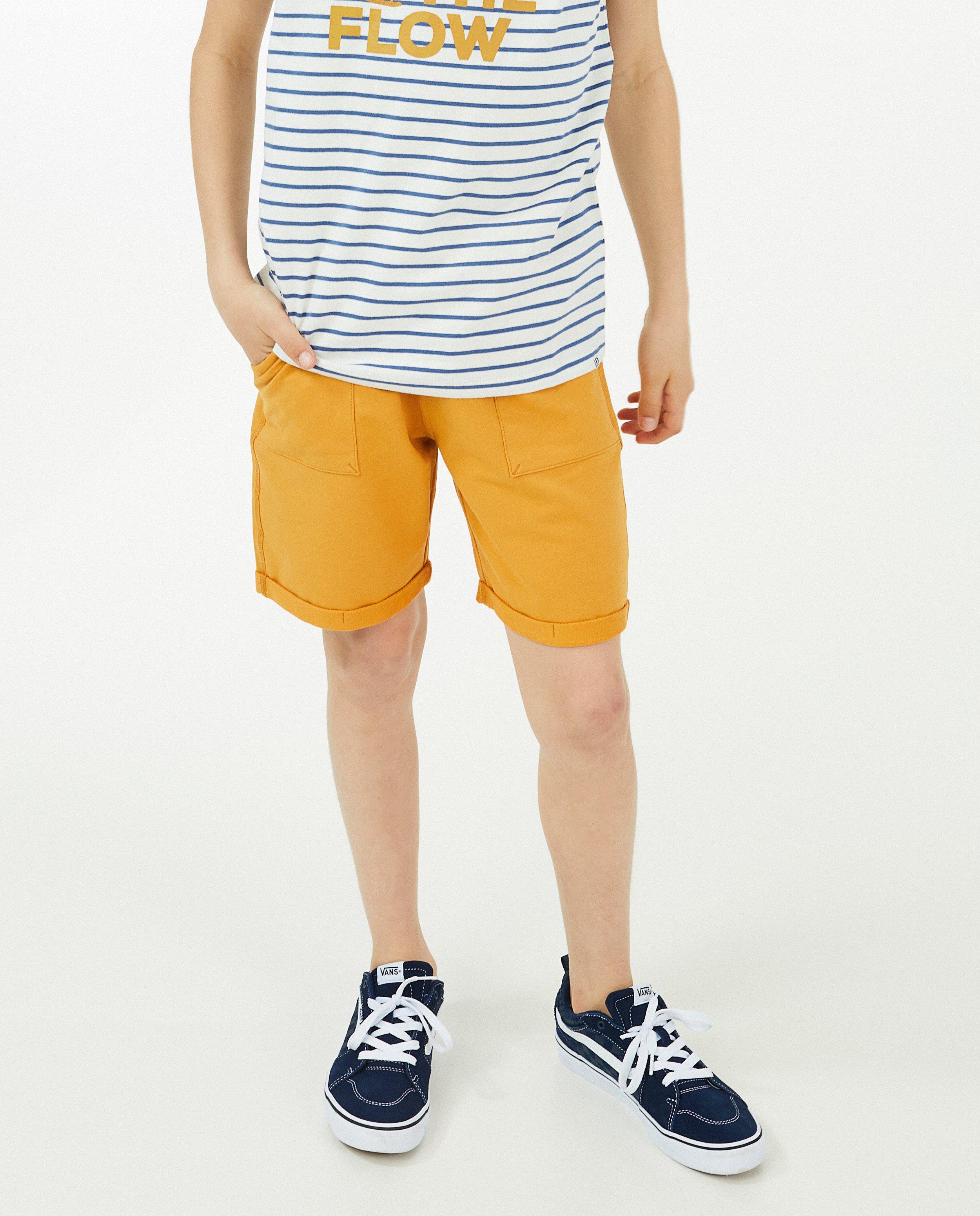Shorten - Gele short met tunnelkoord