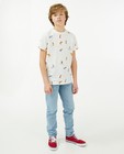 Wit T-shirt met print - null - Fish & Chips