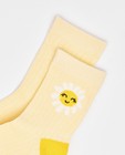 Chaussettes - Chaussettes jaunes à imprimé K3