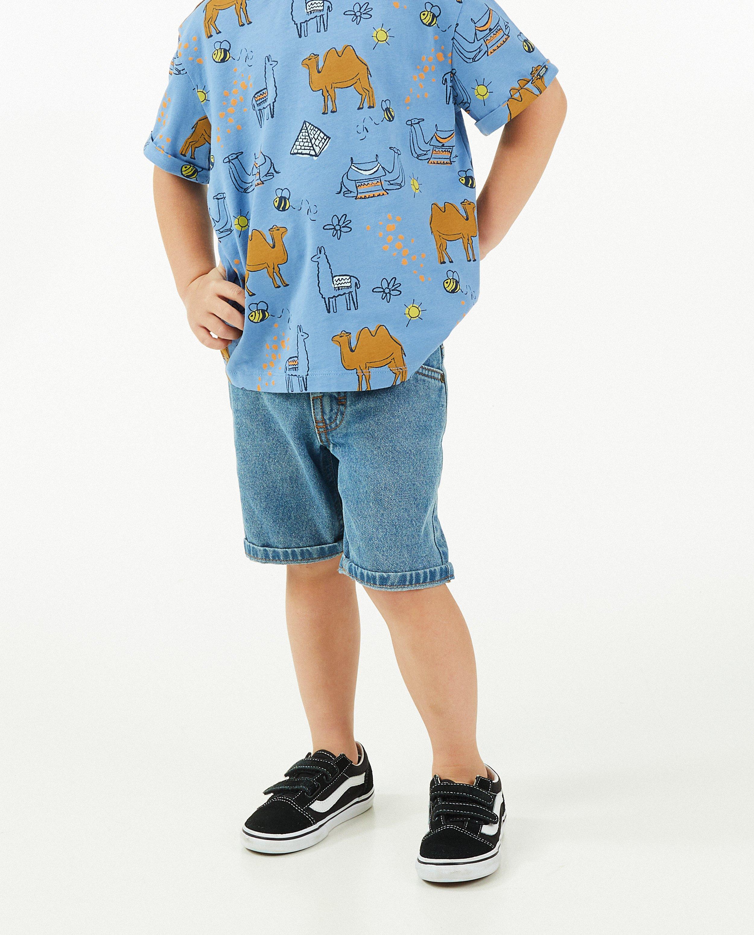 Shorten - Lichtblauwe jeansshort