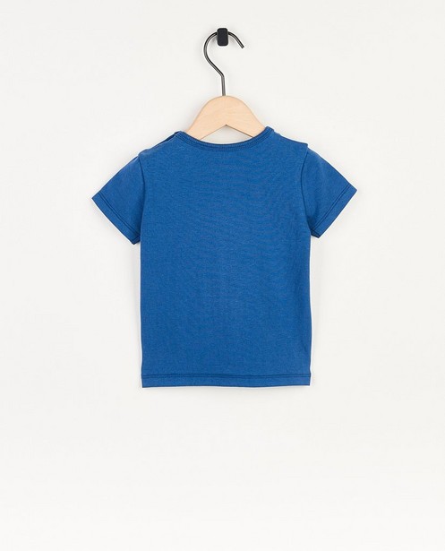 T-shirts - Blauw T-shirt met print, baby