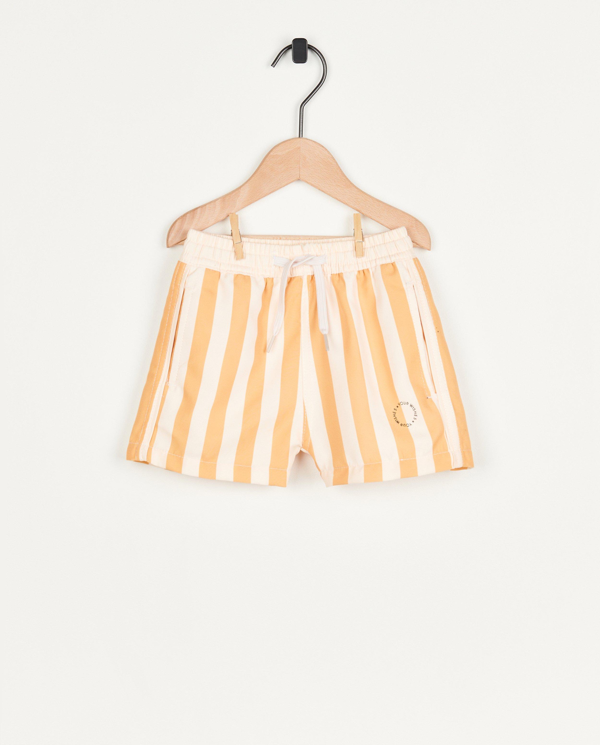 Gele zwembroek met strepen SPF 50 - null - Your Wishes