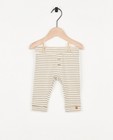 Pantalon à rayures en coton bio - null - Newborn 50-68