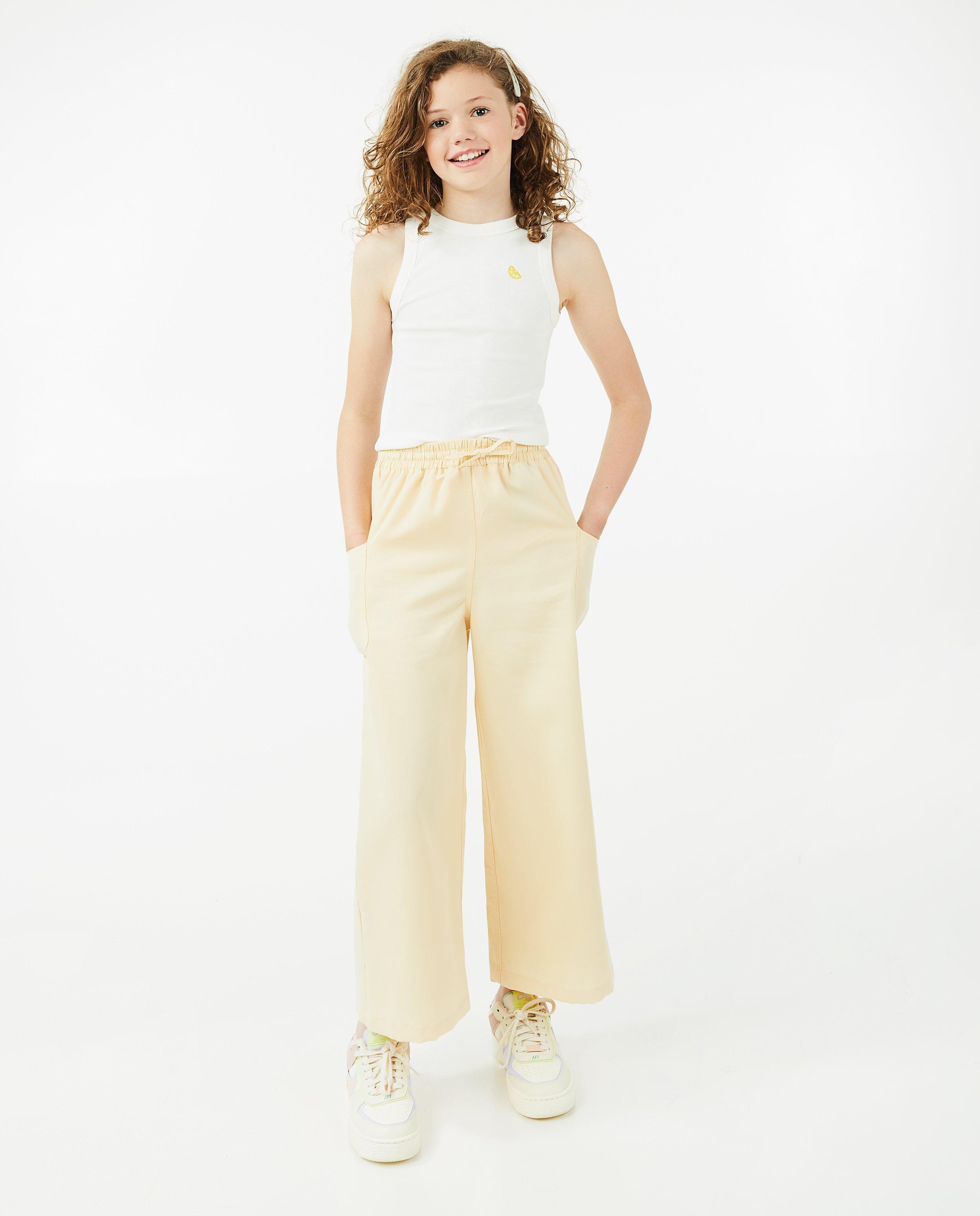 Beige culotte van viscose - null - Fish & Chips