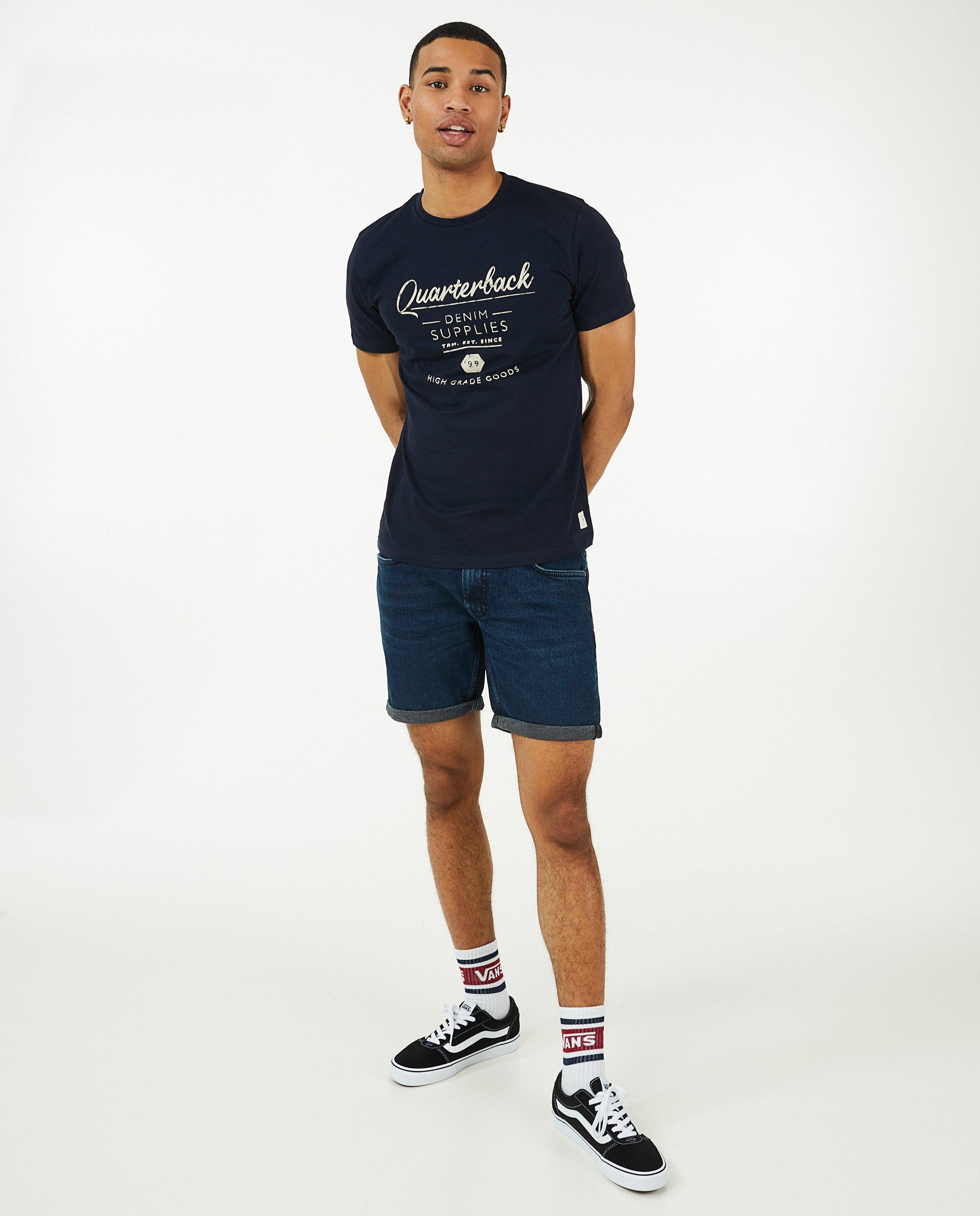 T-shirts - Groen T-shirt met opschrift
