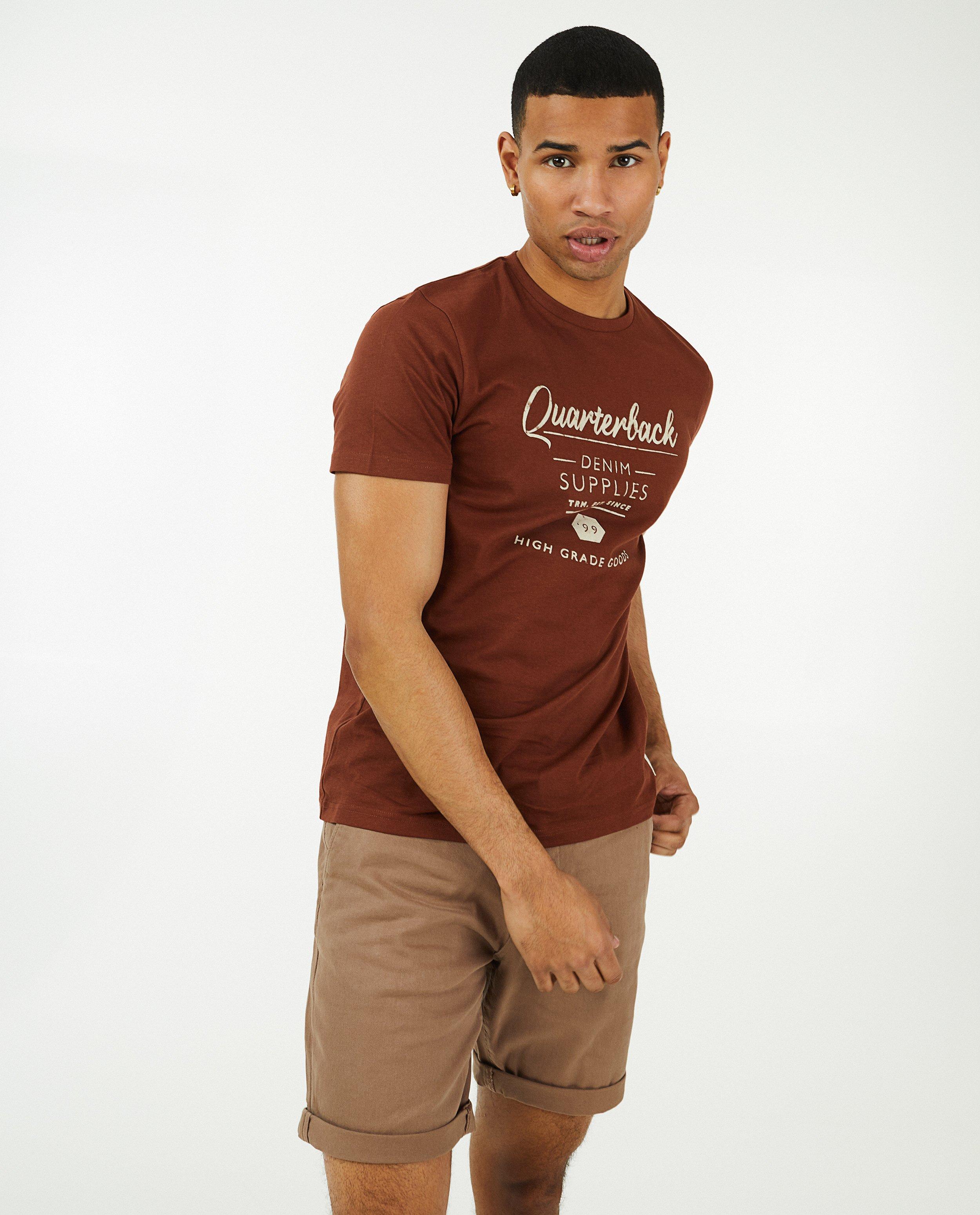 T-shirts - Groen T-shirt met opschrift