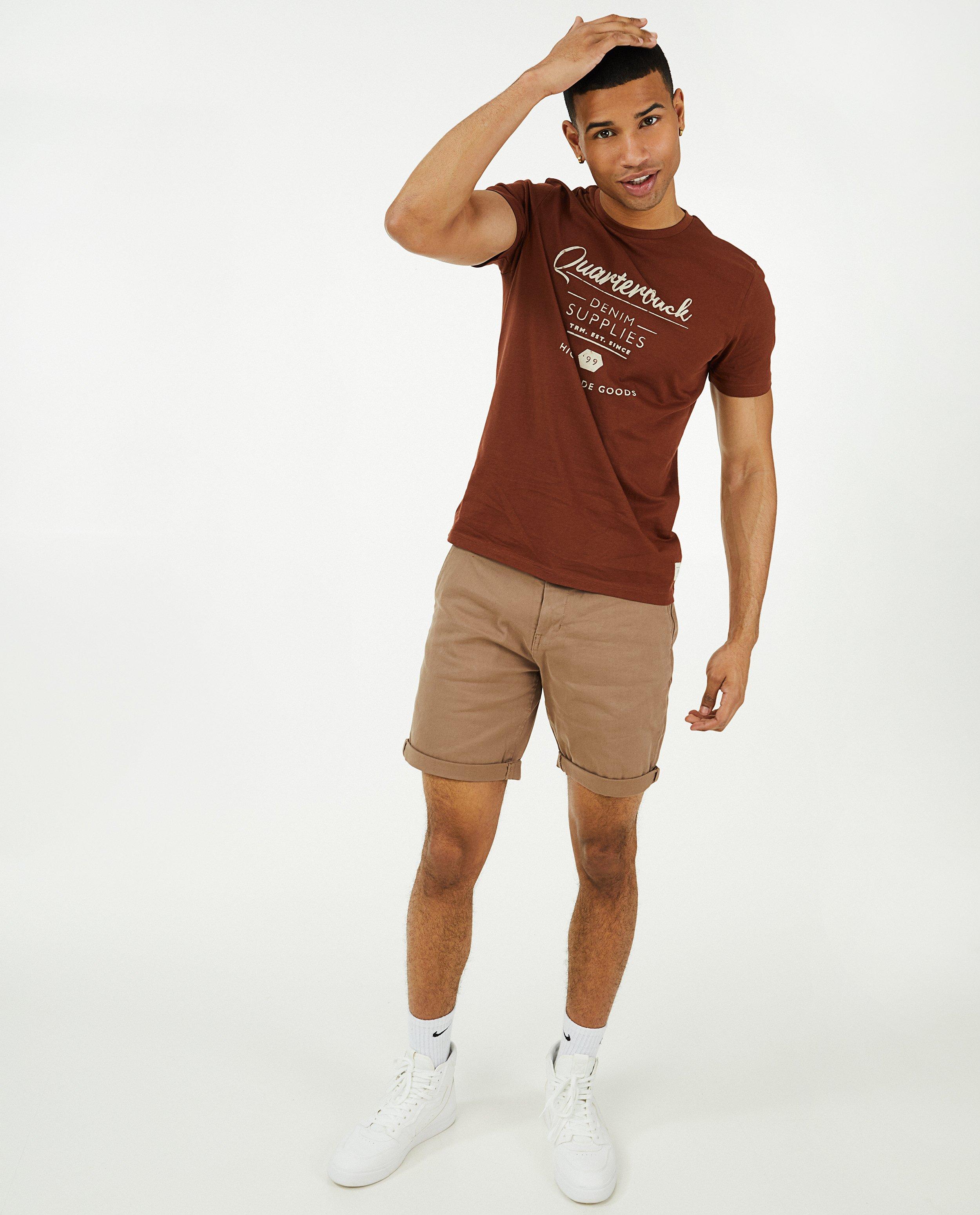 T-shirts - Groen T-shirt met opschrift
