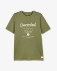 T-shirts - T-shirt vert à inscription