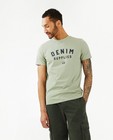 T-shirts - Groen T-shirt met opschrift