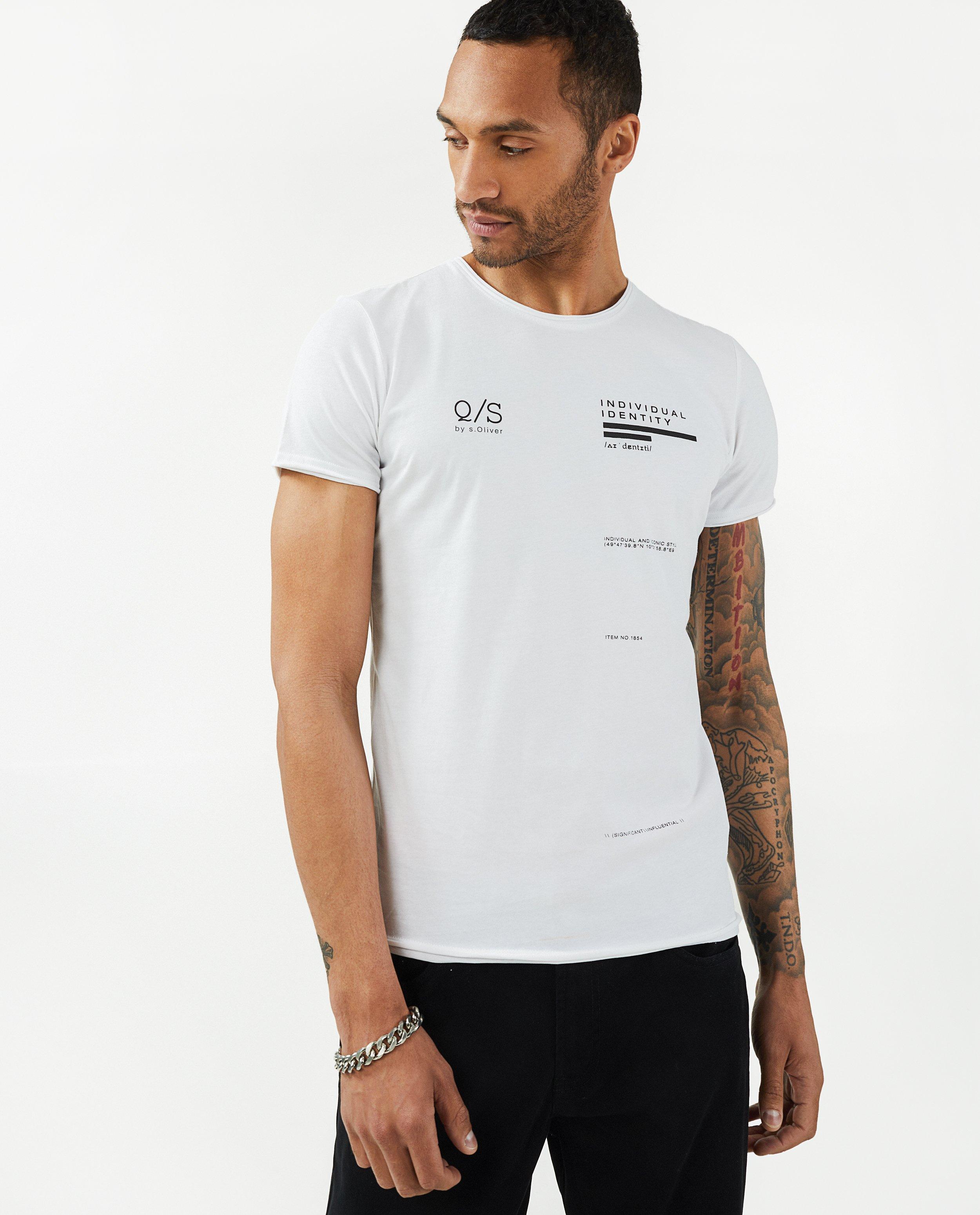 T-shirts - T-shirt gris foncé QS by s.Oliver