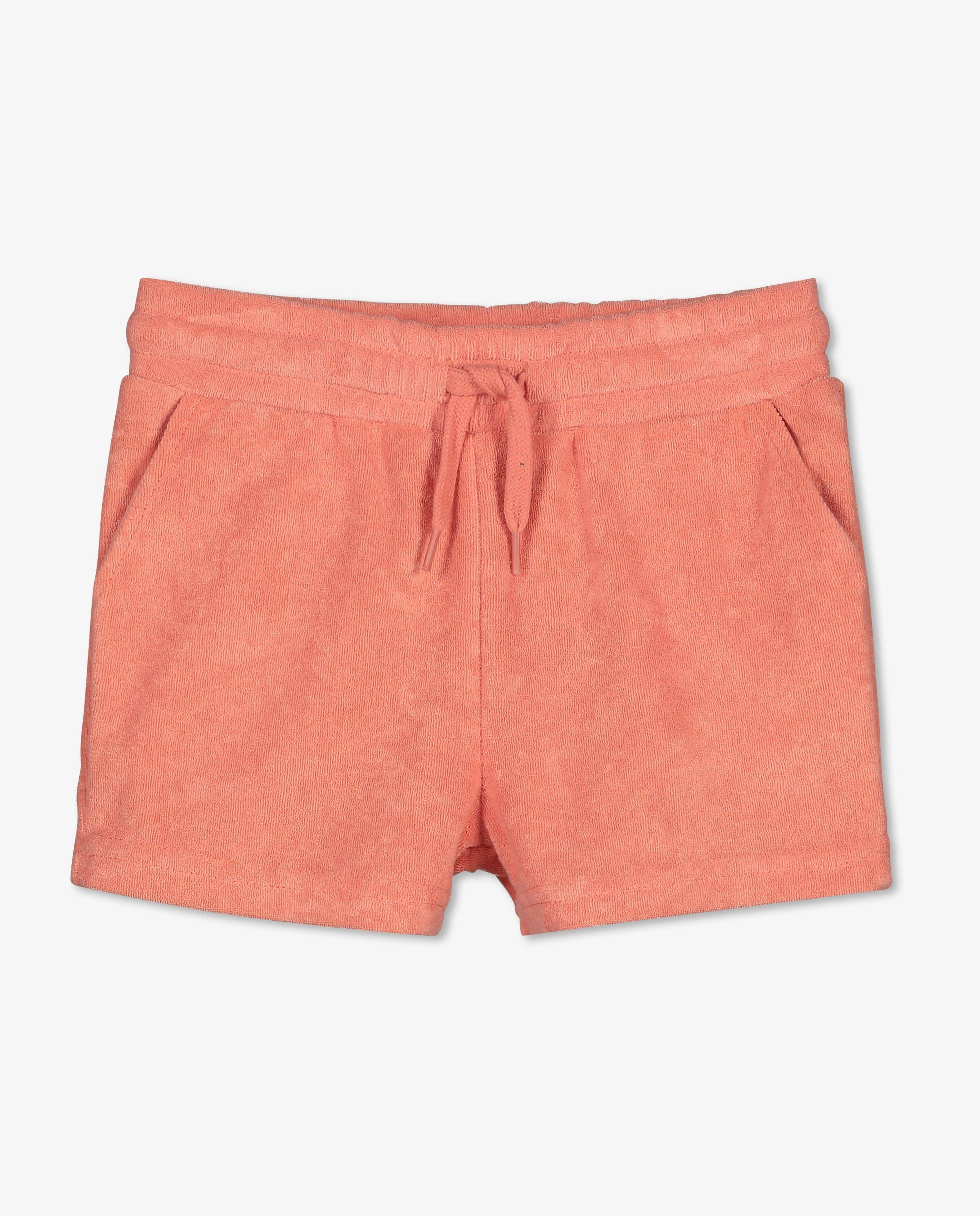 Shorten - Roze badstoffen shortje, 2-7 jaar