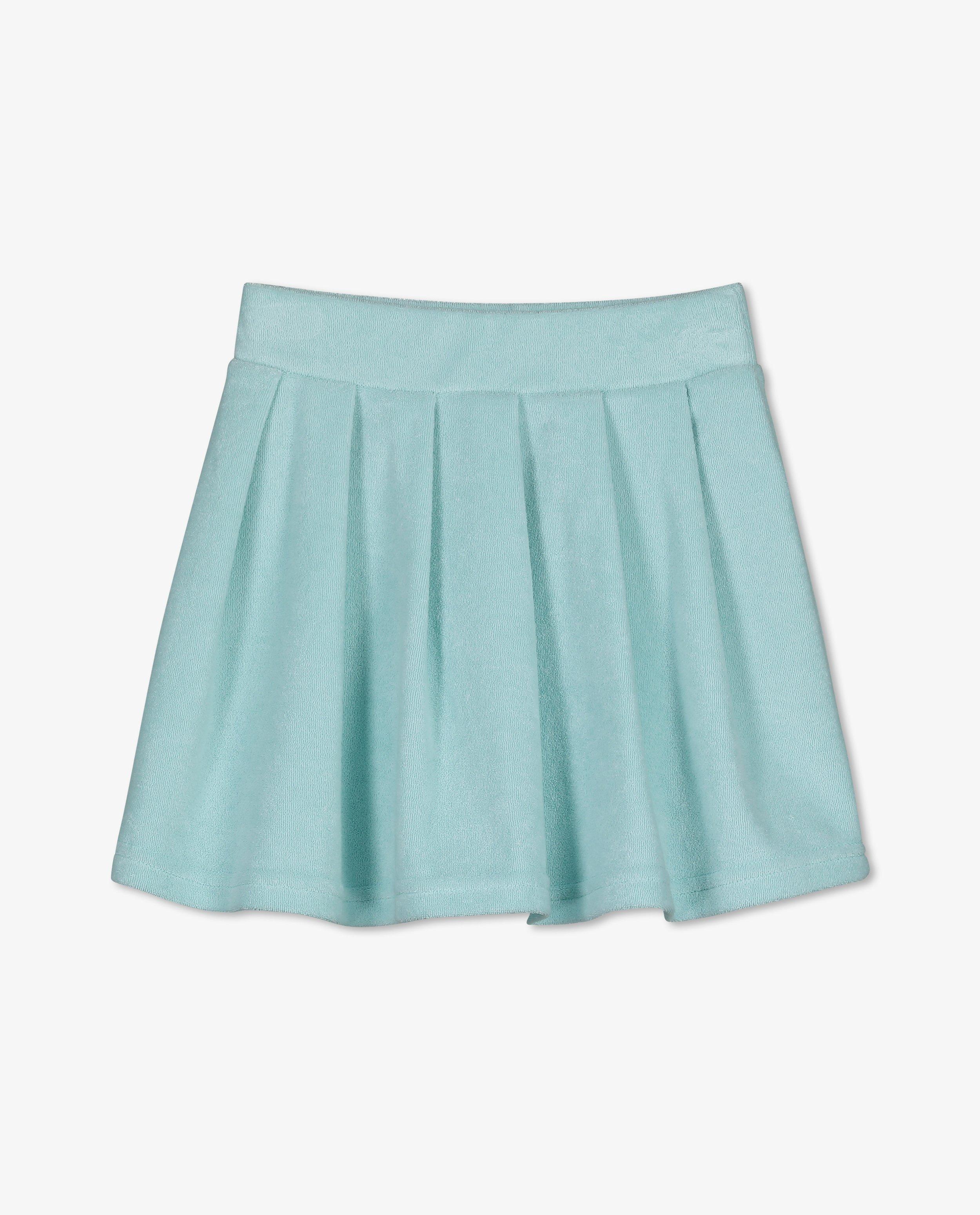 Rokken - Blauw badstoffen rokje