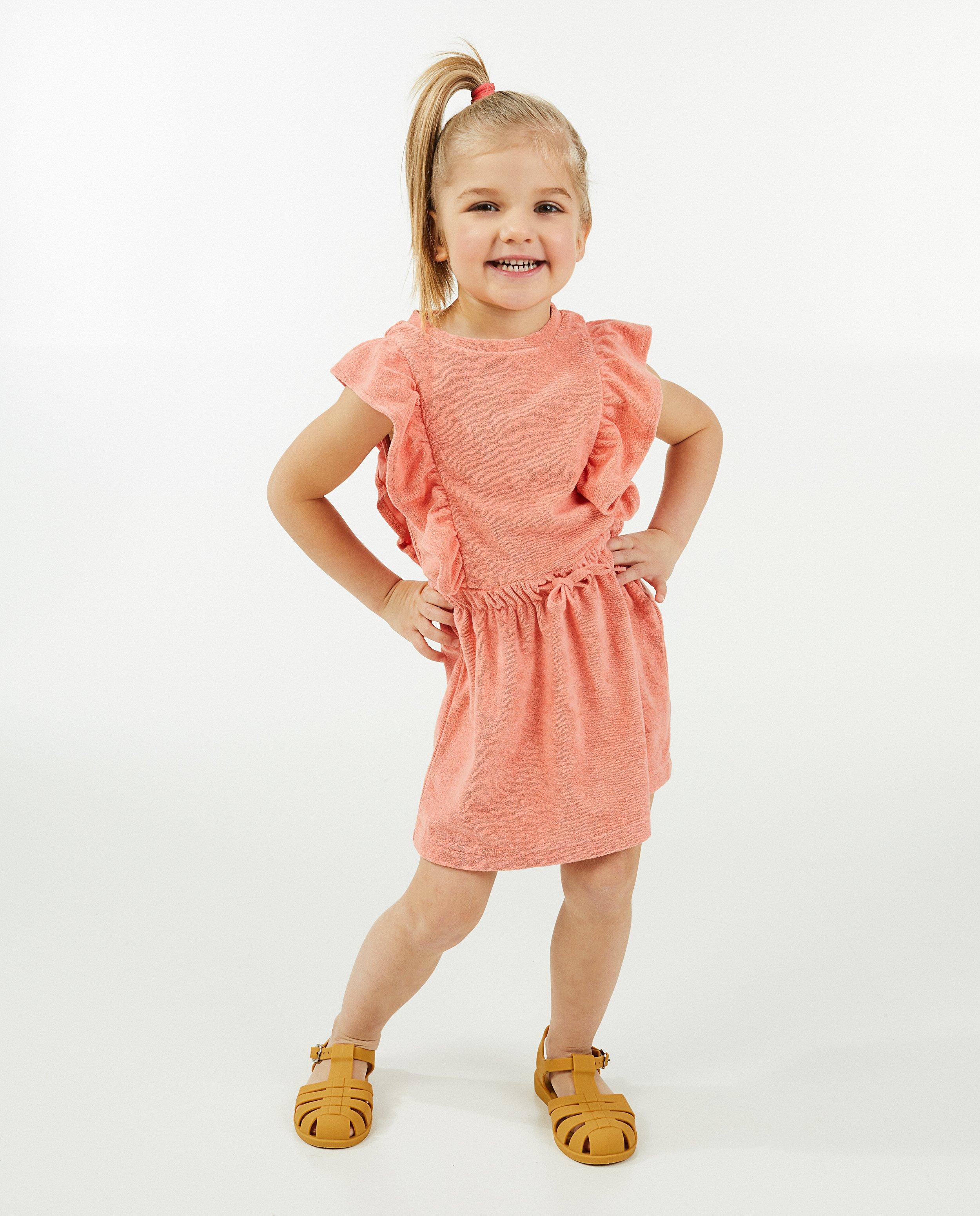 Robe rose en éponge, 2-7 ans - null - Familystories