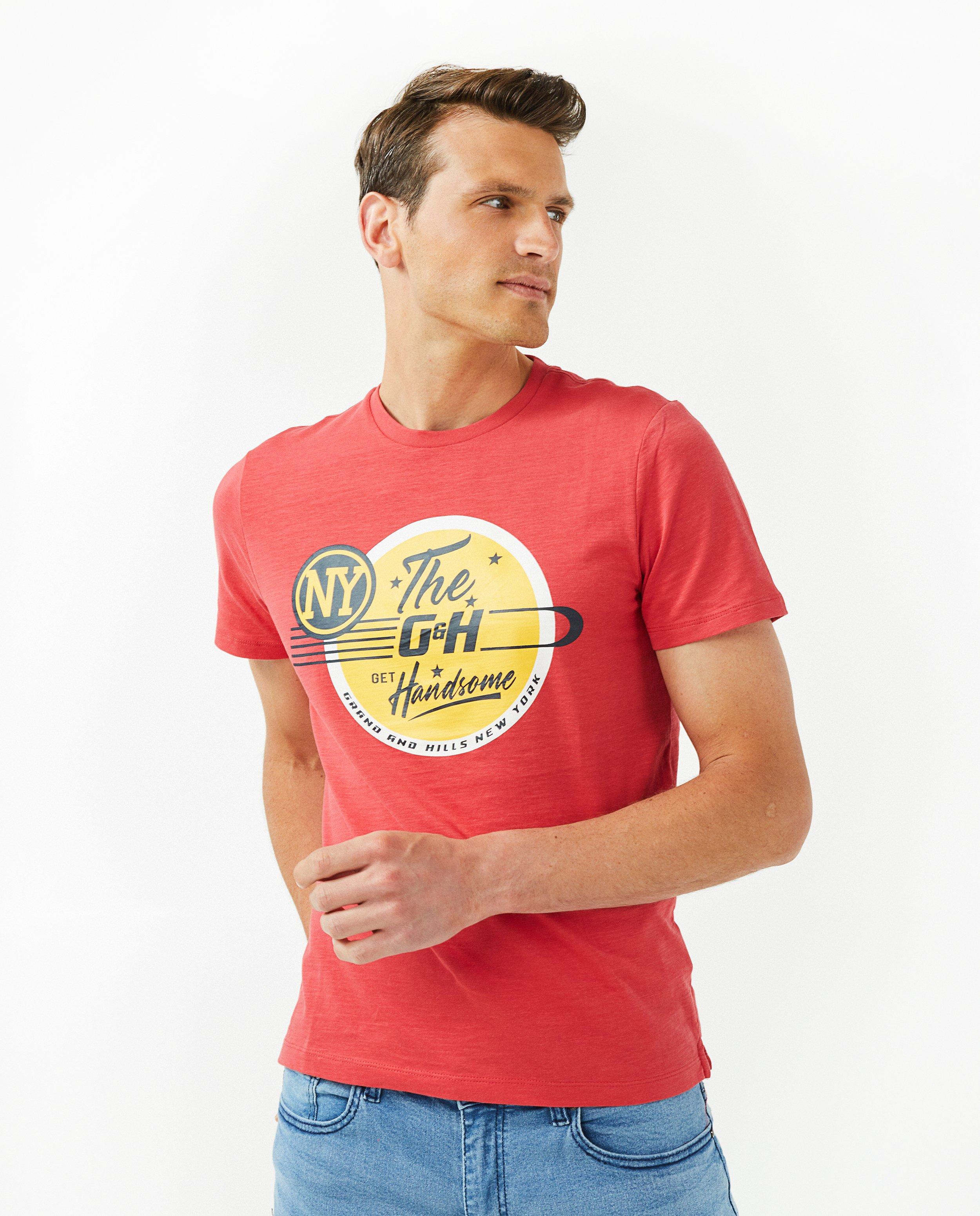 T-shirts - Wit T-shirt met opschrift