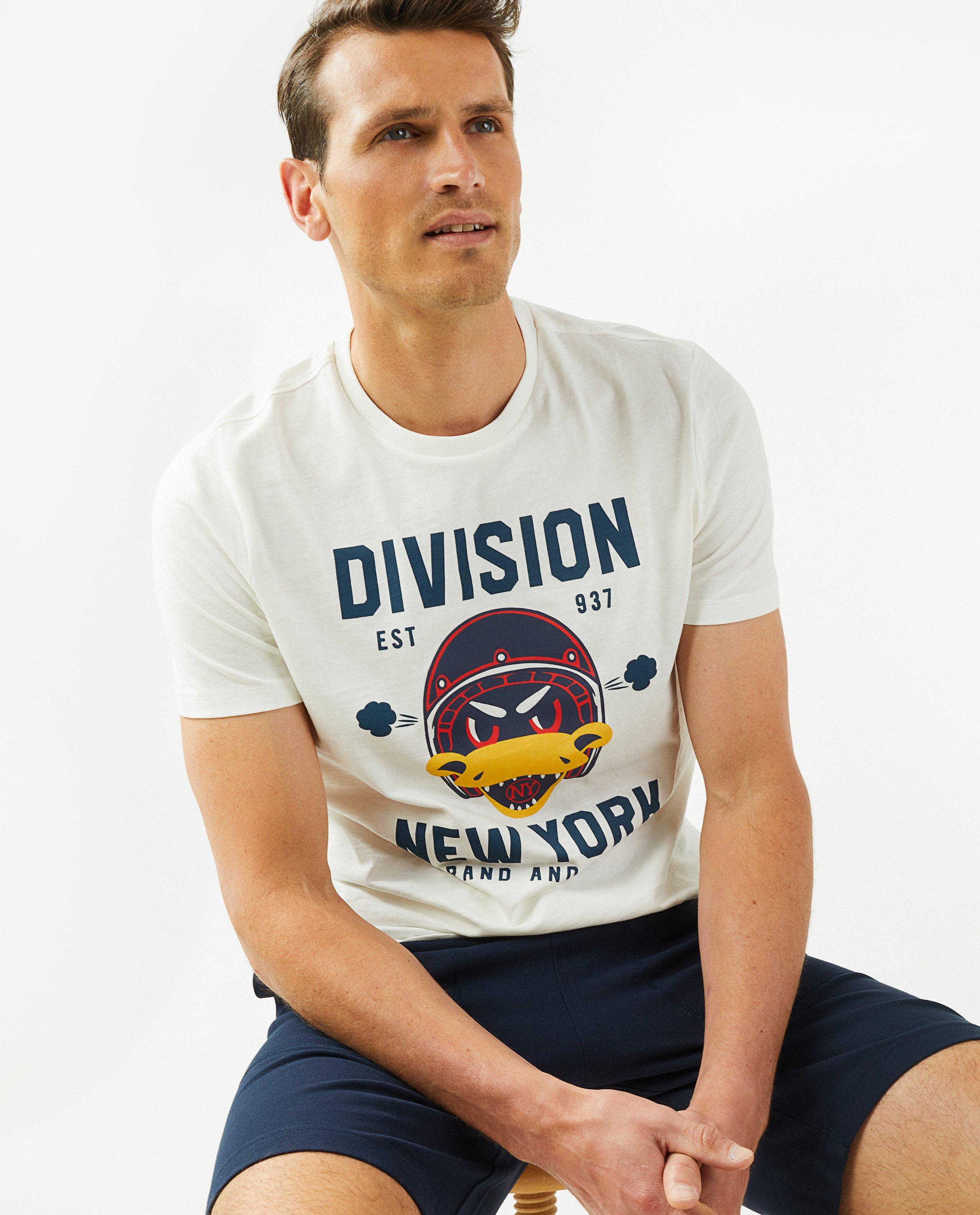 T-shirts - Wit T-shirt met opschrift