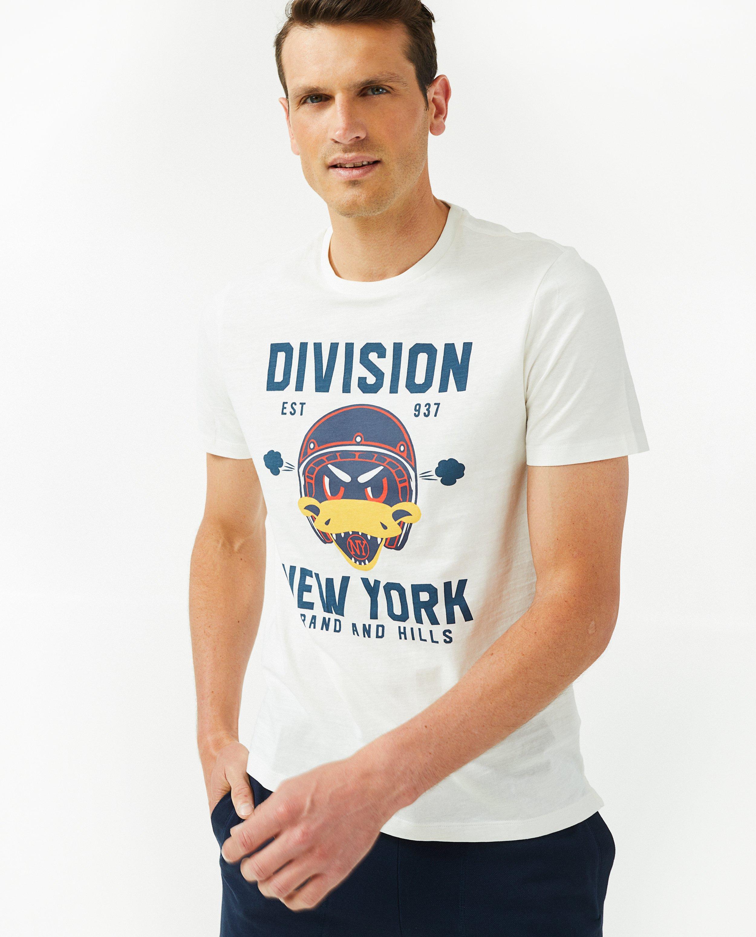 T-shirts - Wit T-shirt met opschrift
