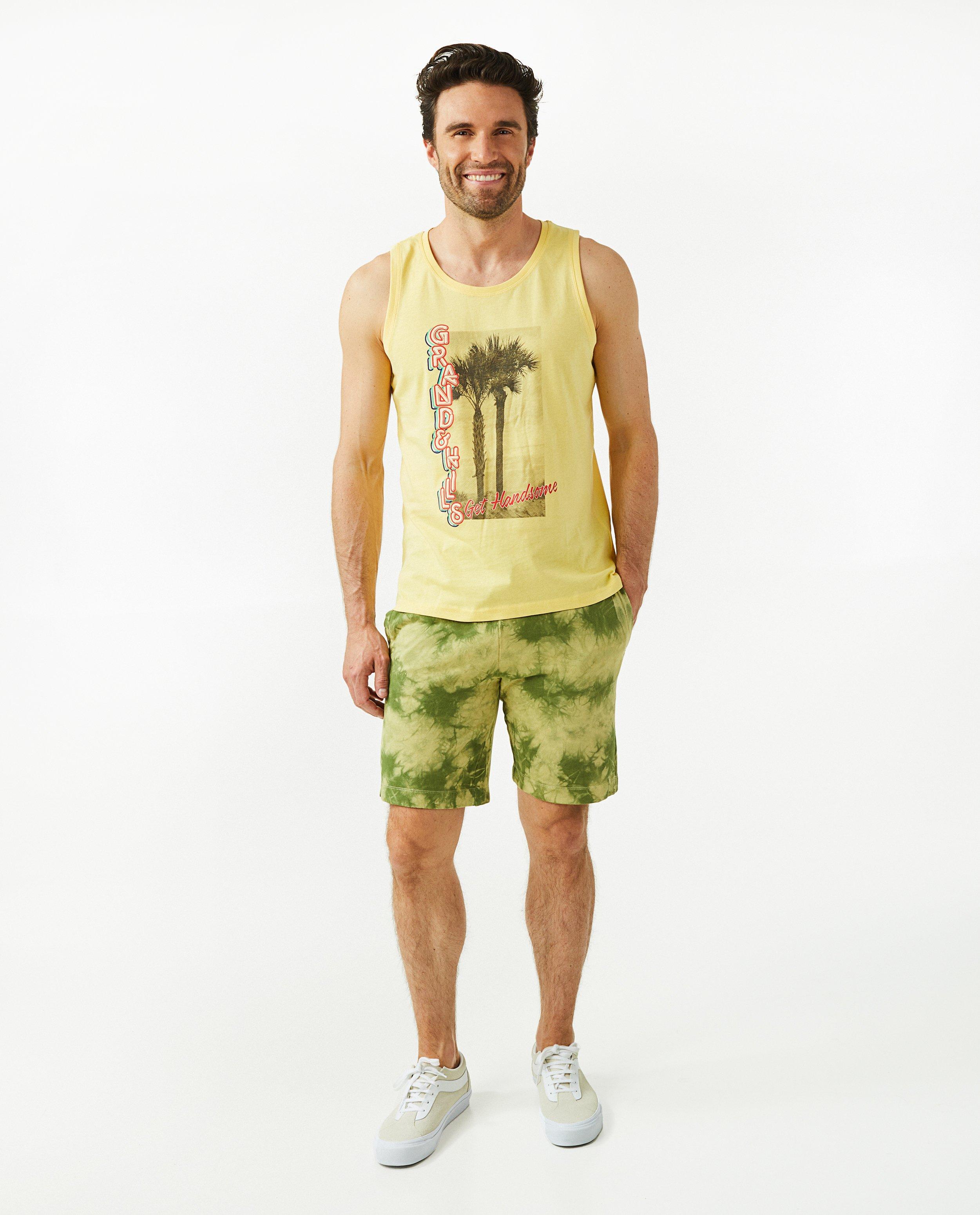 Blauwe top met print - null - OVS